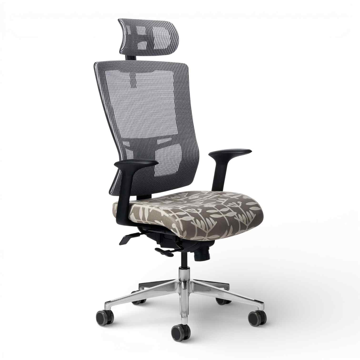 OM Seating - AF519-2 - Office Master Affirm Management High Back Ergonomic Chair with Headrest