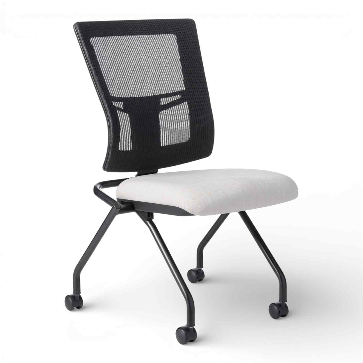 OM Seating - AF571N - Office Master Affirm Mid Back Ergonomic Office Guest Chair Armless