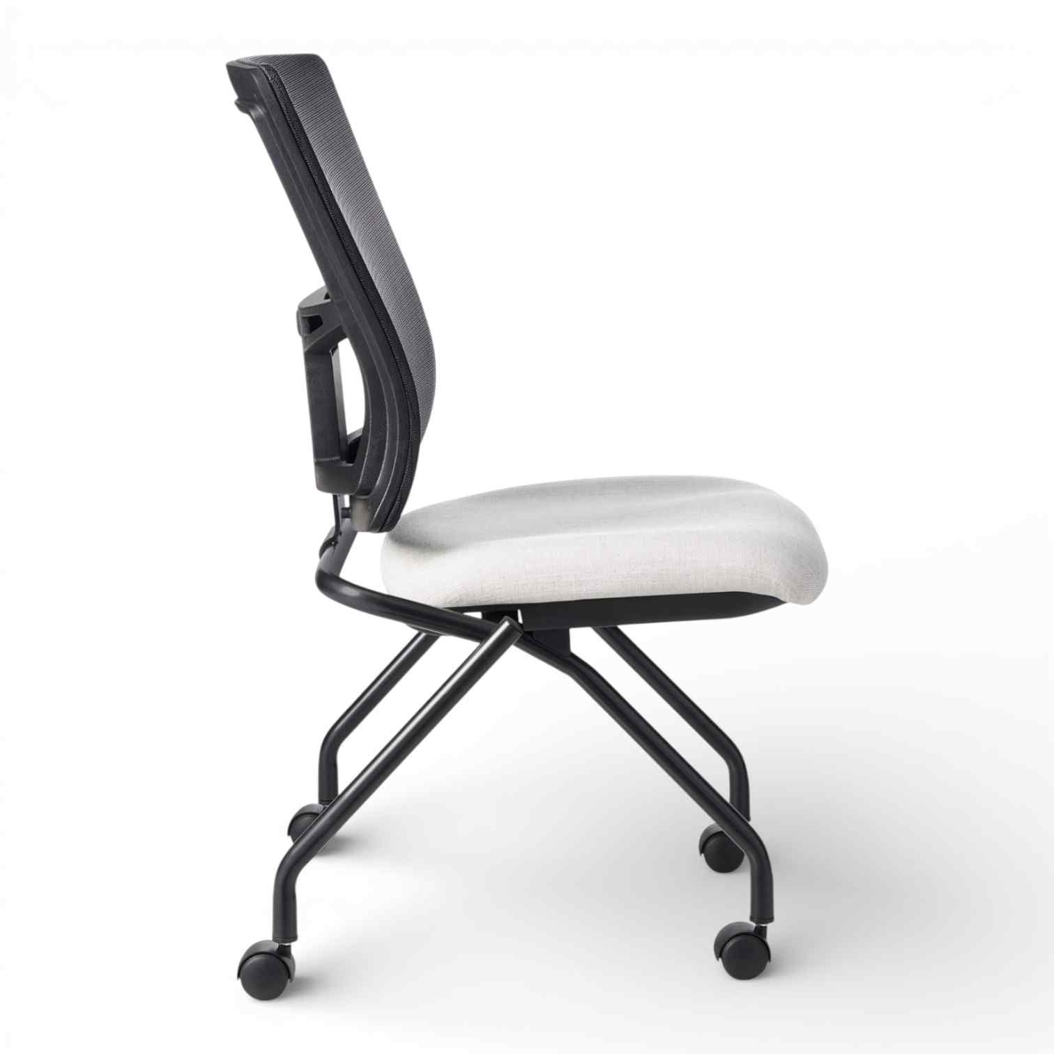OM Seating - AF571N-2 - Office Master Affirm Mid Back Ergonomic Office Guest Chair Armless