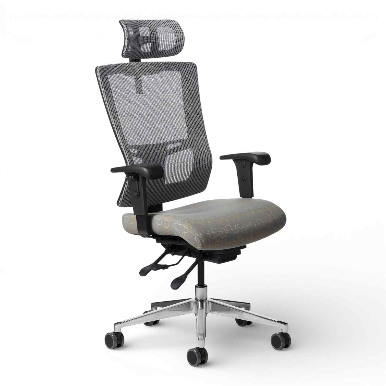 OM Seating - AF579-2 - Office Master Affirm Simple Task High Back Ergonomic Chair with Headrest
