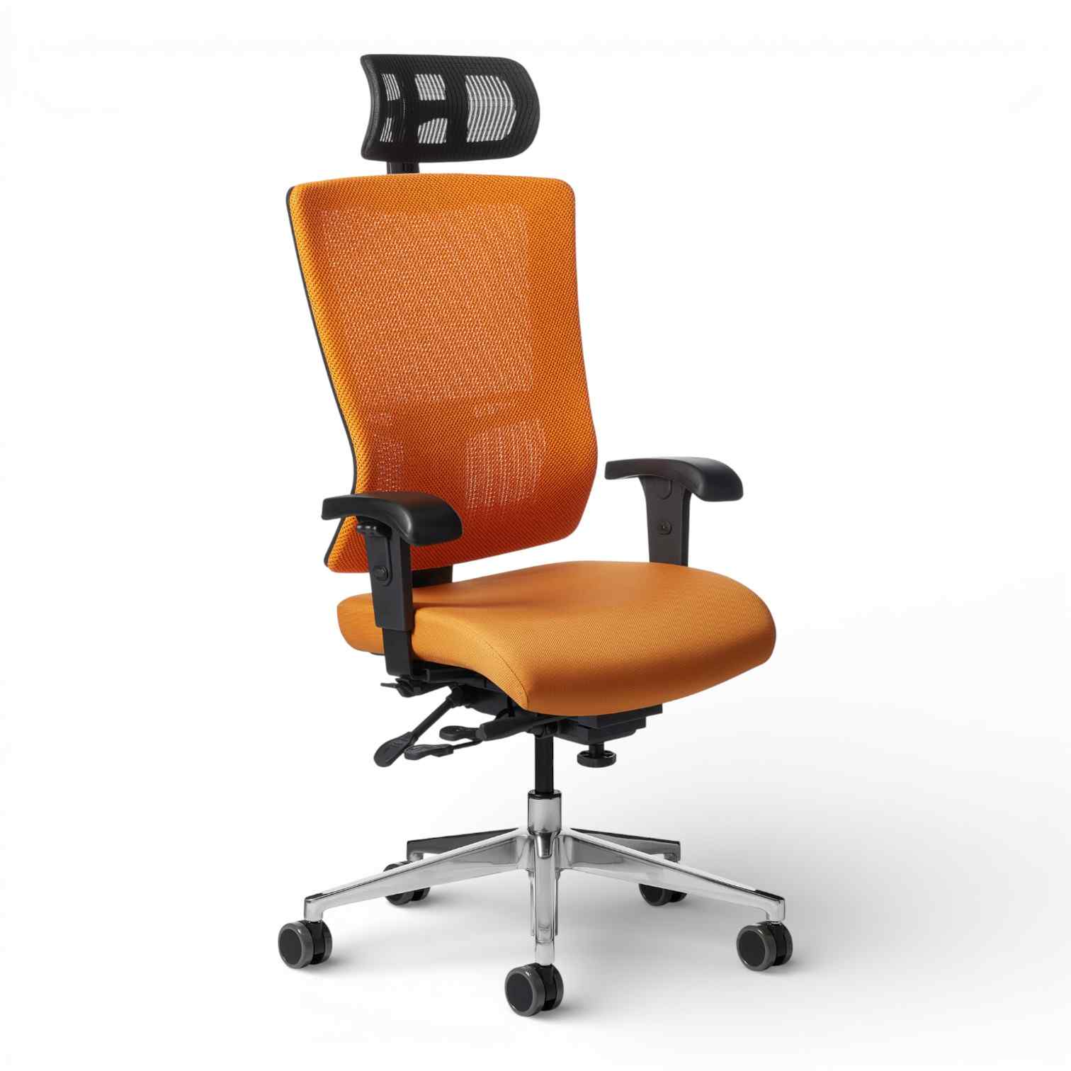 OM Seating - AF589-2 - Office Master Affirm Multi Function High Back Ergonomic Chair with Headrest