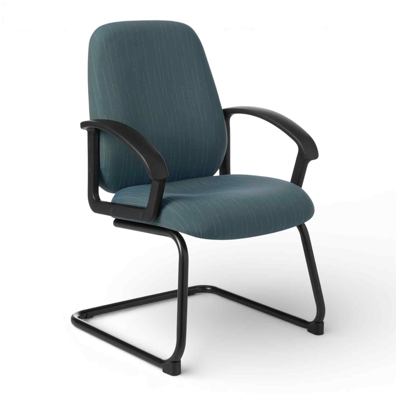 OM Seating - BC86S-2 - Office Master Cantilever Sled Base Budget Side/Guest Office Chair with Loop Arms