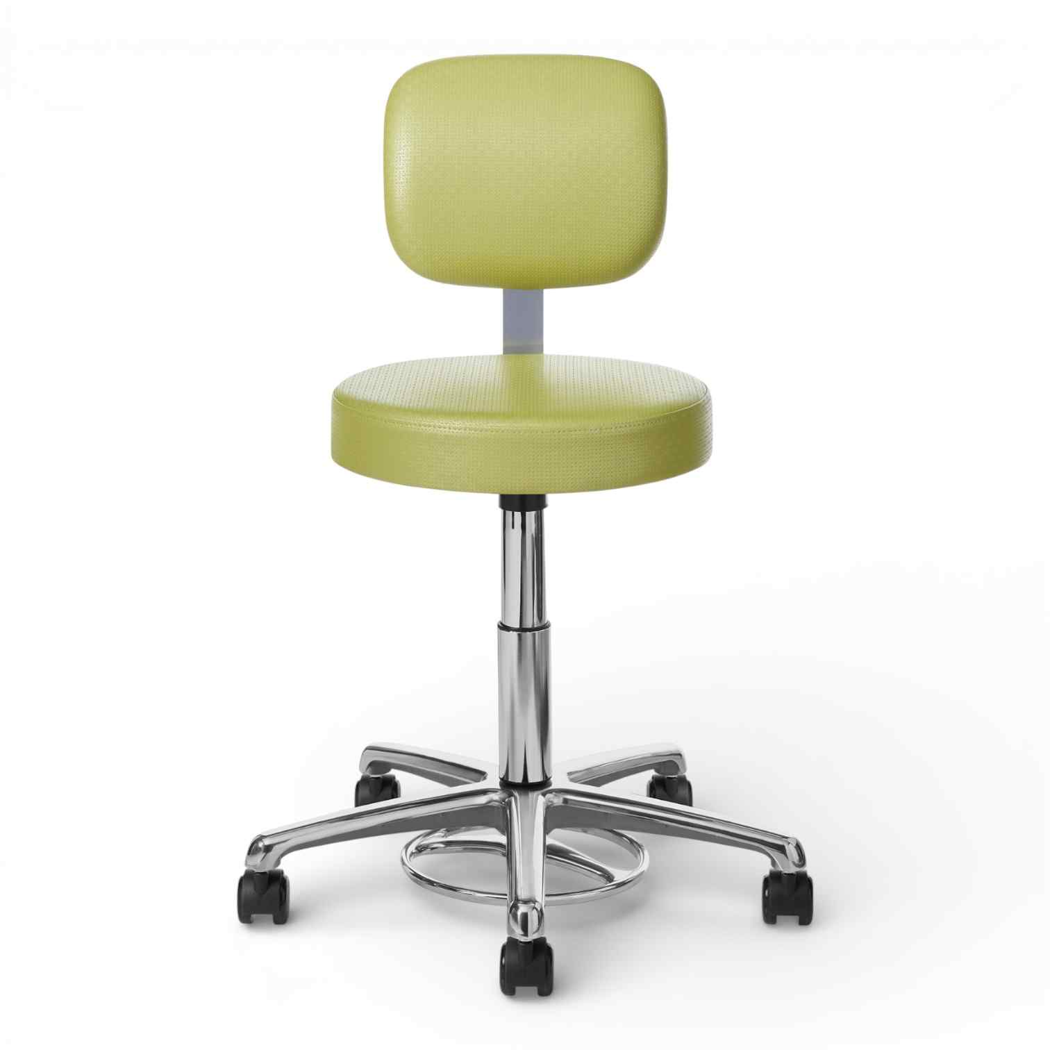 OM Seating - CL15 - Office Master Classic Professional Lab and Healthcare Stool with Back Rest