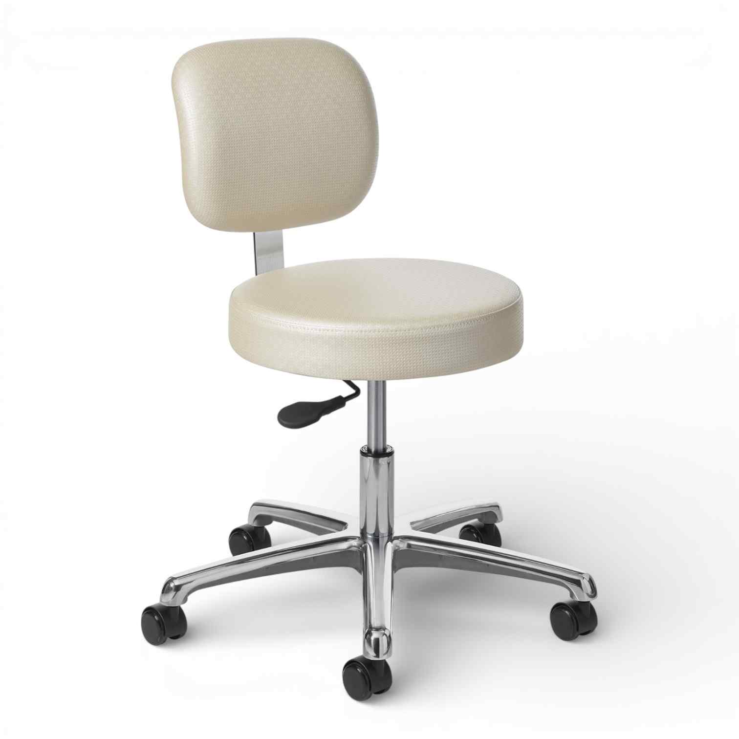 OM Seating - CL22-2 - Office Master Exam Room Stool with Back Rest