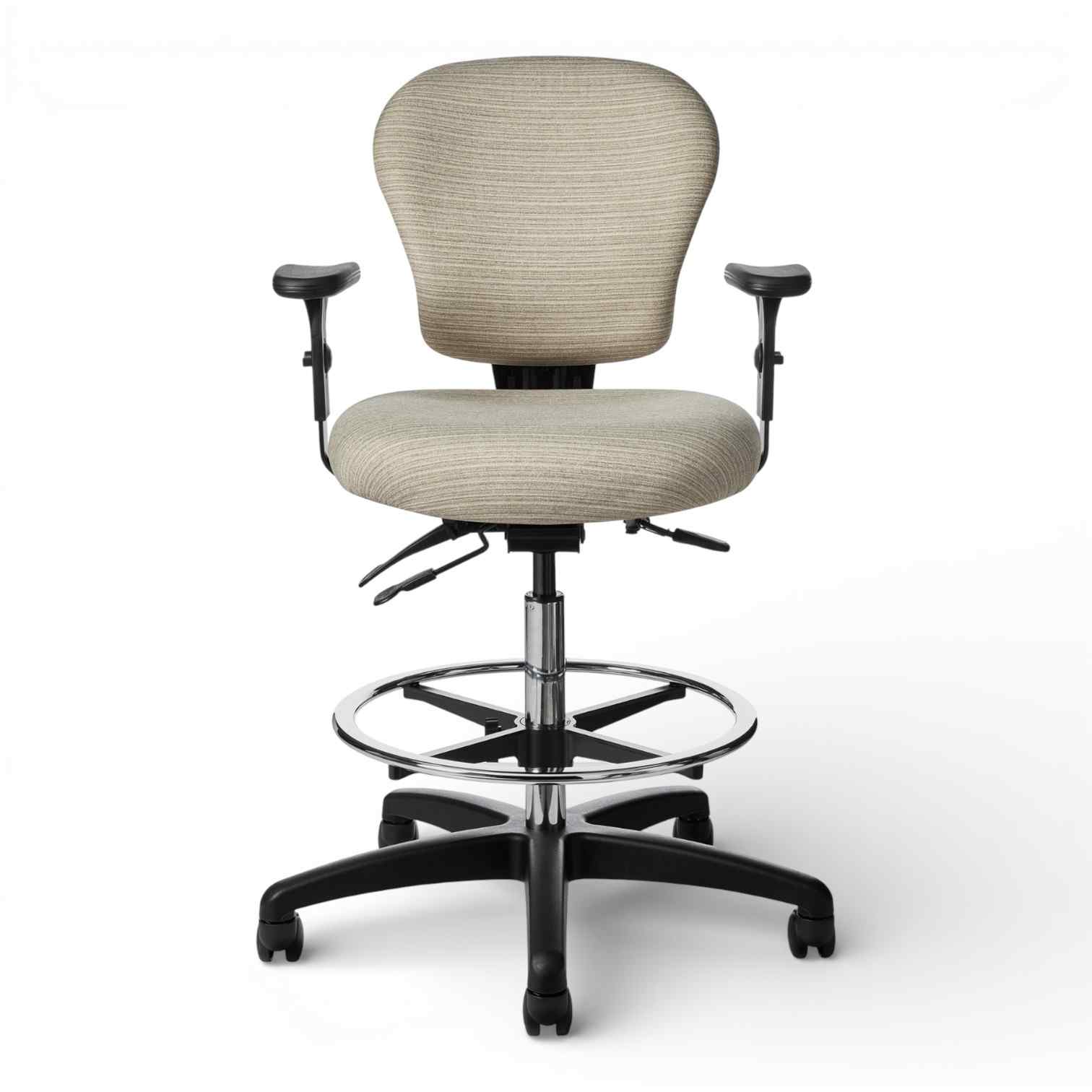 OM Seating - CL47 - Office Master Classic Task Chair with Footring
