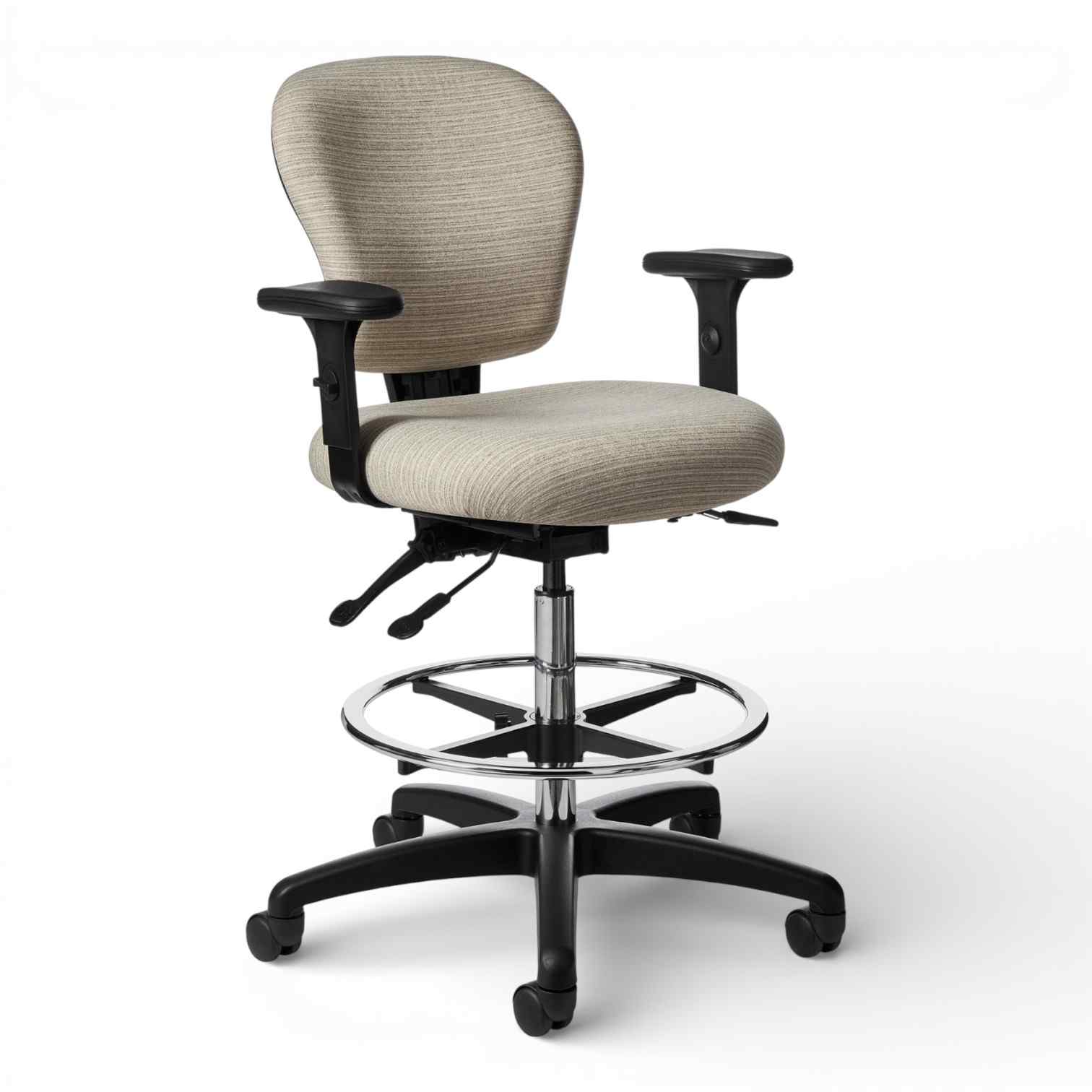 OM Seating - CL47-2 - Office Master Classic Task Chair with Footring