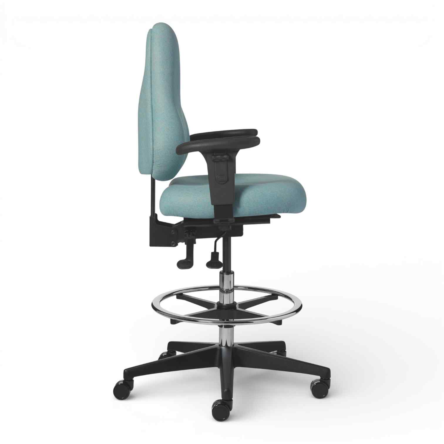 OM Seating - DB54-3 - Office Master Discovery Back Adjustable Stool