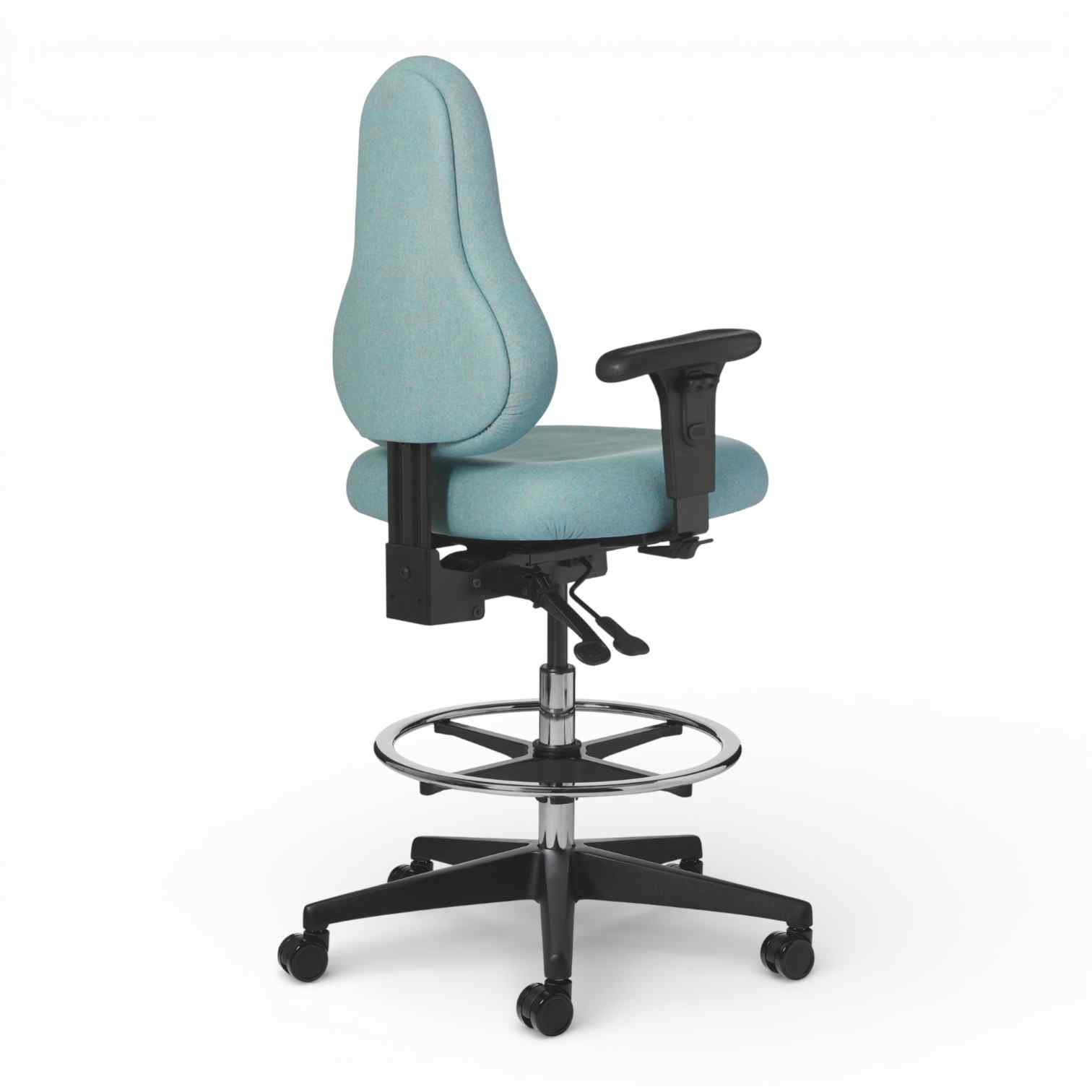 OM Seating - DB54-4 - Office Master Discovery Back Adjustable Stool