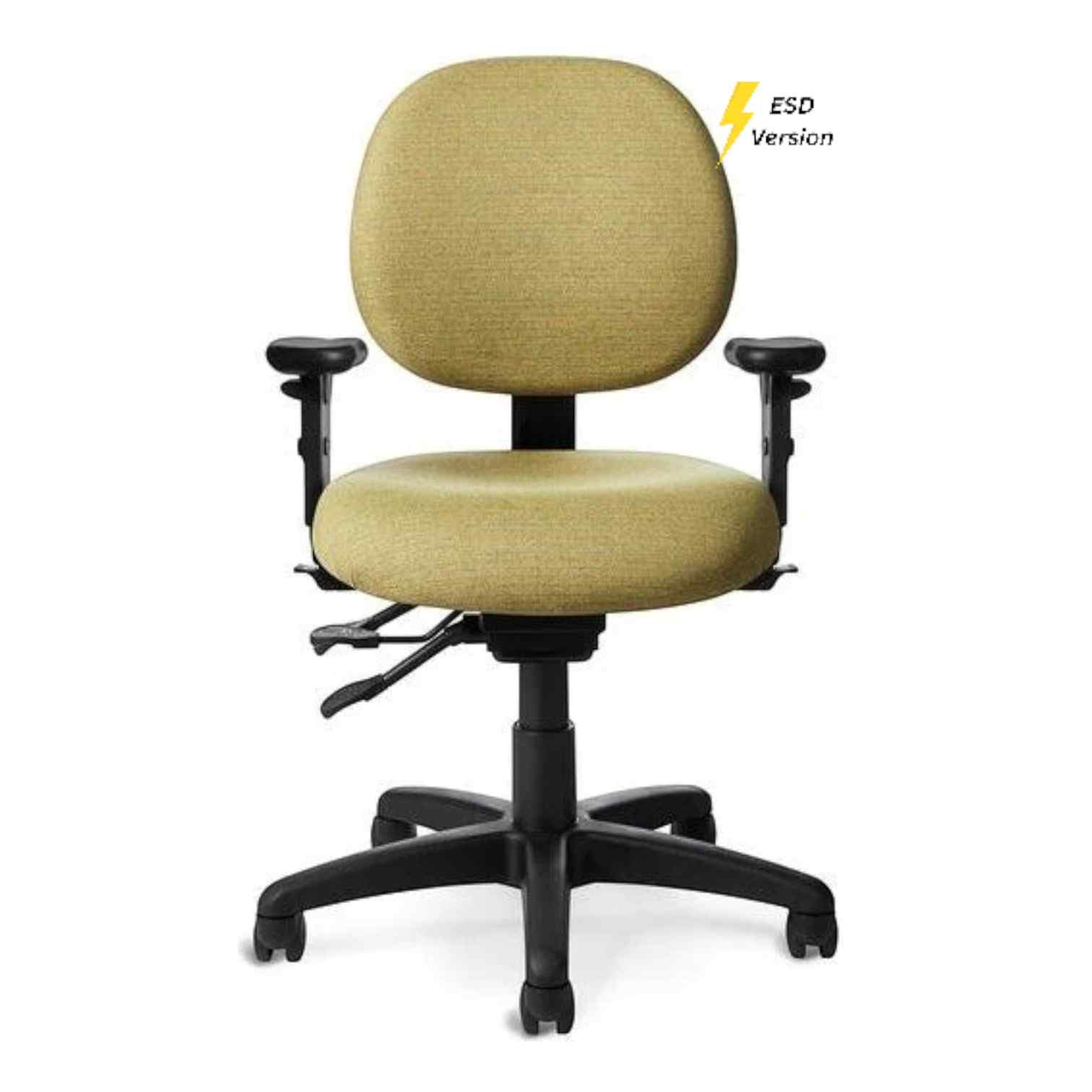 OM Seating - EF44 - Office Master Electrostatic Discharge ESD Ergonomic Mid Back Task Chair (Fabric)
