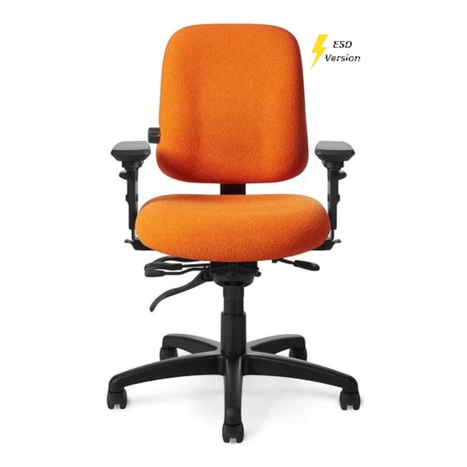 OM Seating - EF74 - Office Master Electrostatic Discharge ESD Multi Function Ergonomic Chair (Fabric)