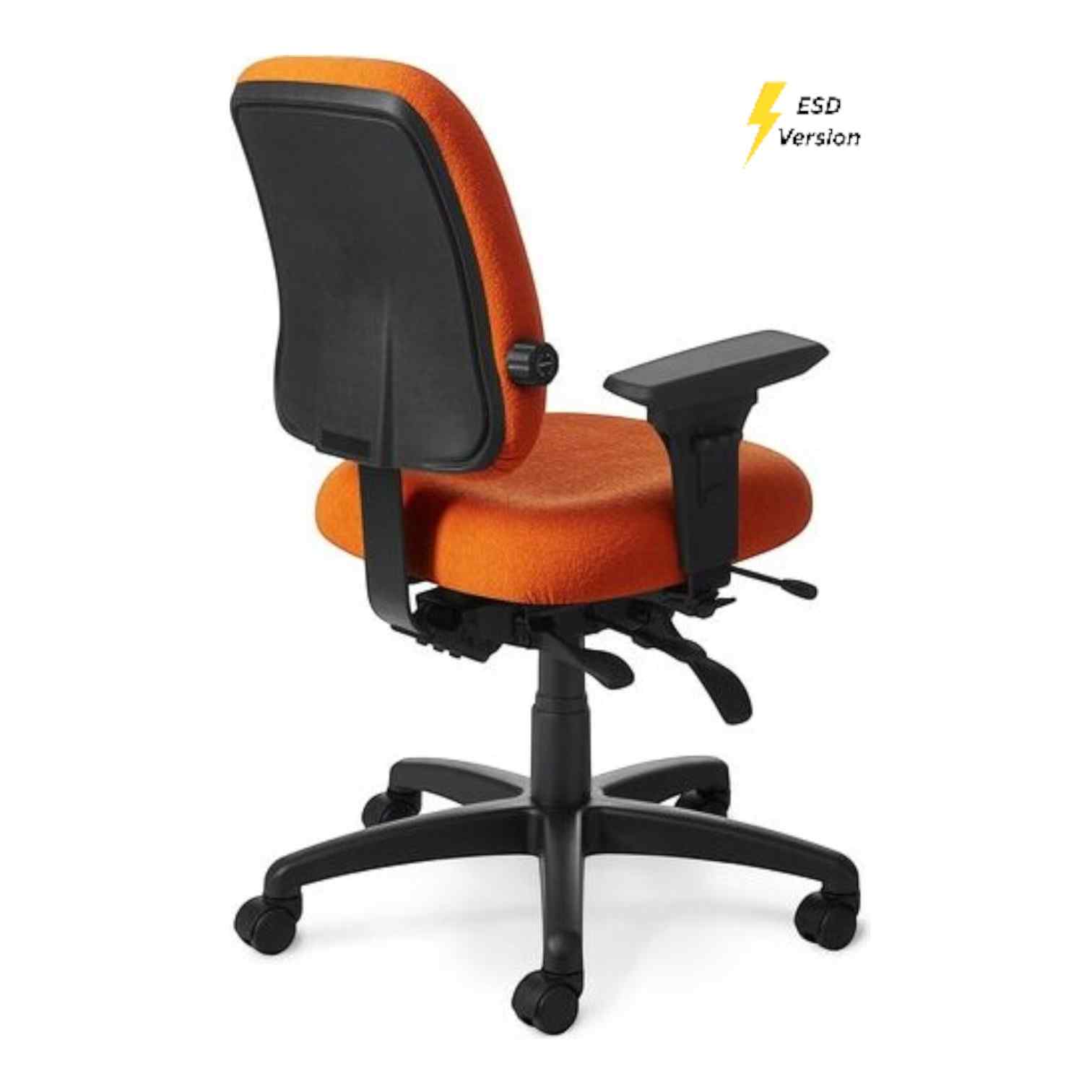 OM Seating - EF74-3 - Office Master Electrostatic Discharge ESD Multi Function Ergonomic Chair (Fabric)