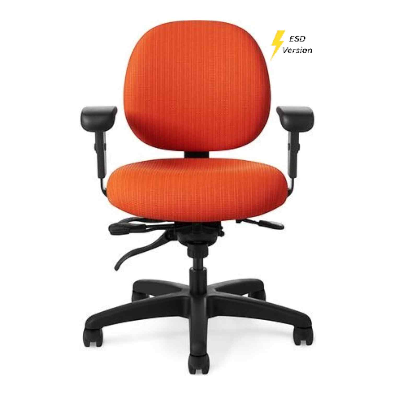 OM Seating - EV62 - Office Master Electrostatic Discharge ESD Multi Function Ergonomic Chair (Vinyl)