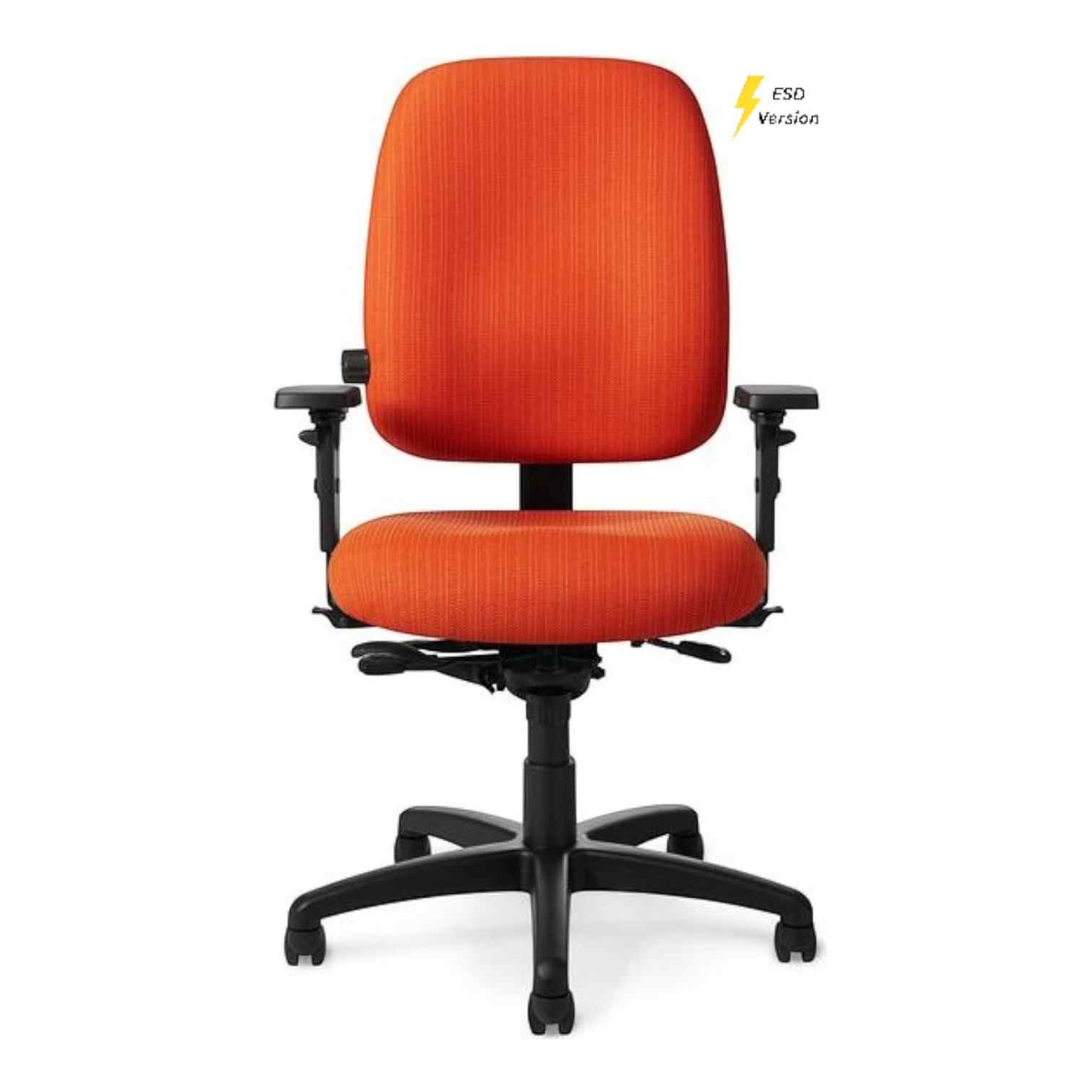 OM Seating - EV78 - Office Master Electrostatic Discharge ESD High Back Ergonomic Chair (Vinyl)