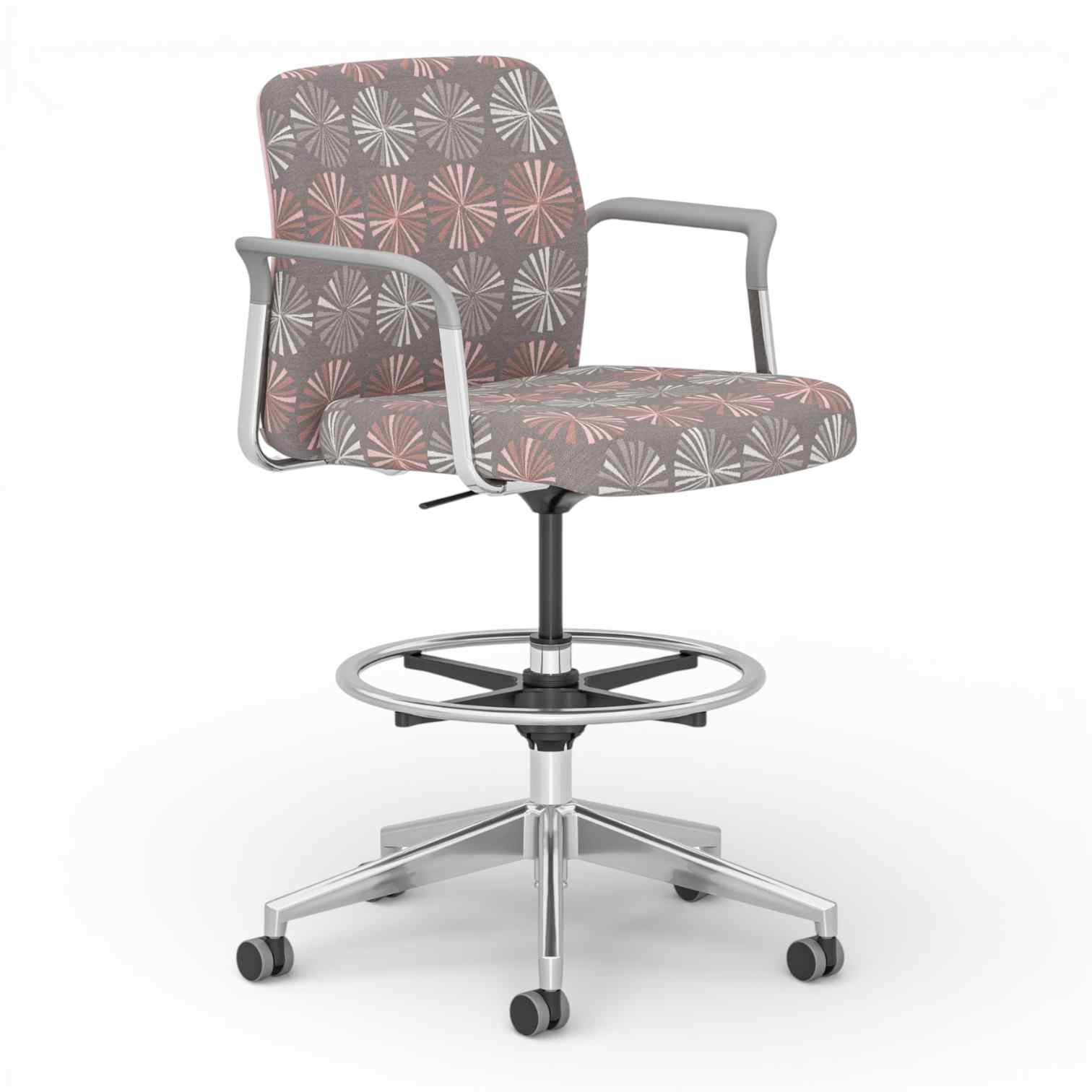 OM Seating - GY42-TS-2 - Office Master Ginny Multi Tasker Stool