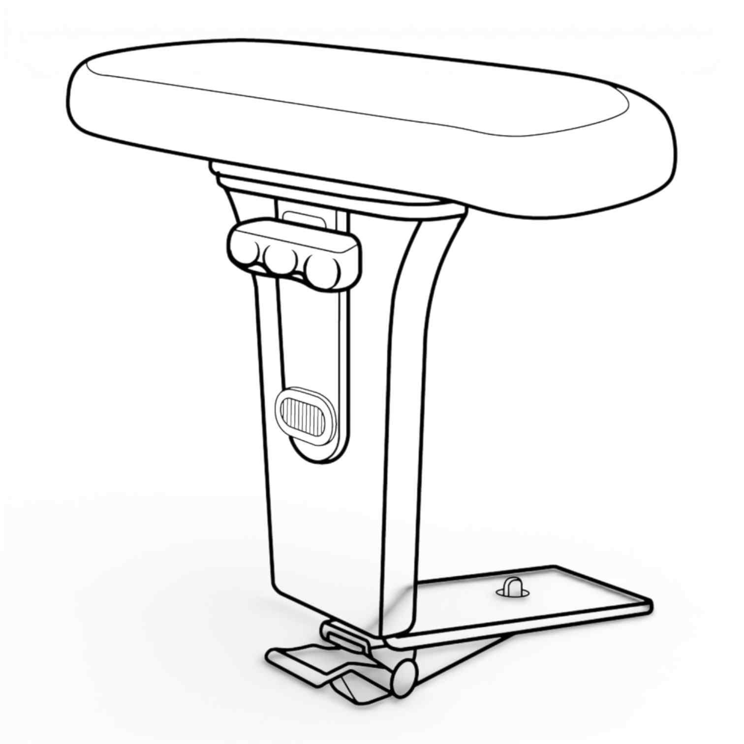 OM Seating - KR100-50 - Office Master Adjustable Arms