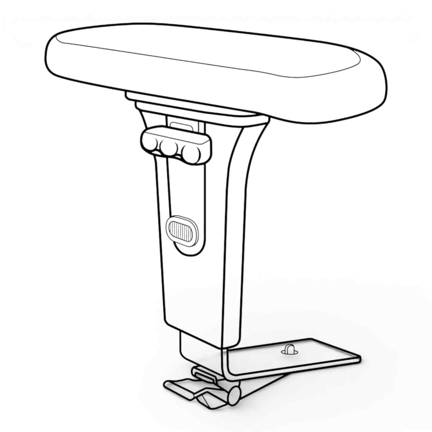 OM Seating - KR200-50 - Office Master Adjustable Arms