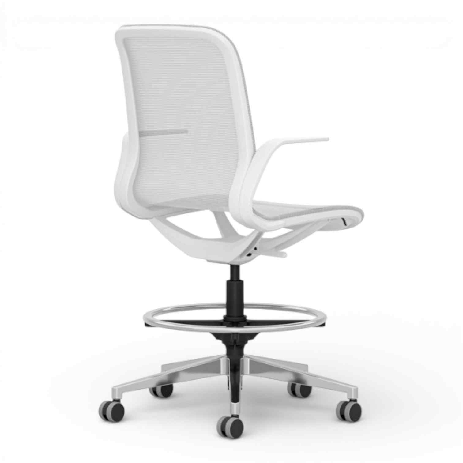 OM Seating - LN5-TS-6 - Office Master Lorien Mid-Back Task Stool