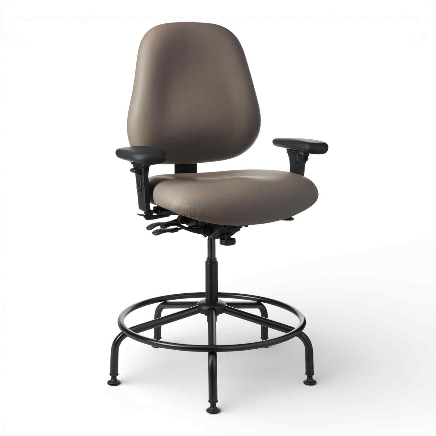 OM Seating - MX85IU-2 - Office Master Maxwell Heavy Duty Big Build Stool