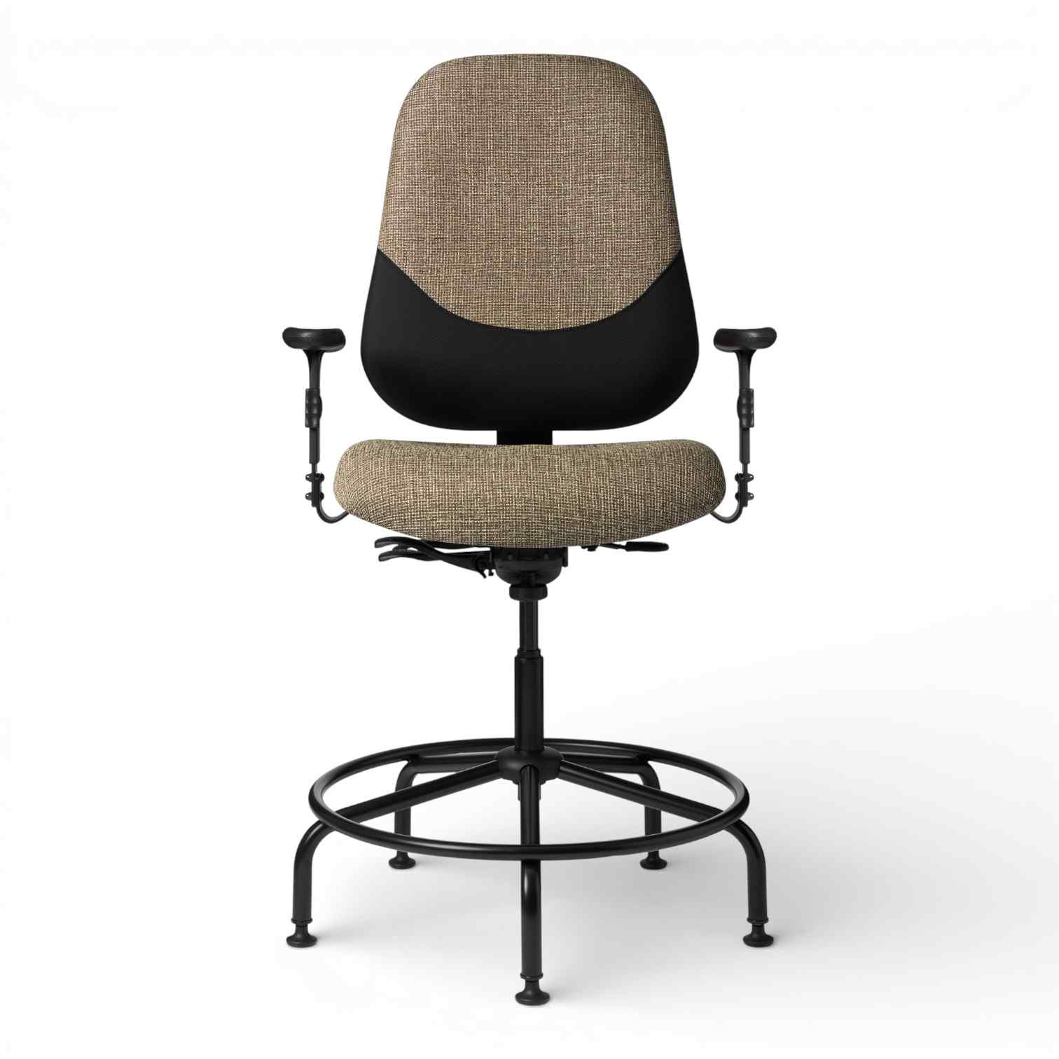 OM Seating - MX87PD - Office Master Maxwell Police Department Intensive Use Big Build Stool