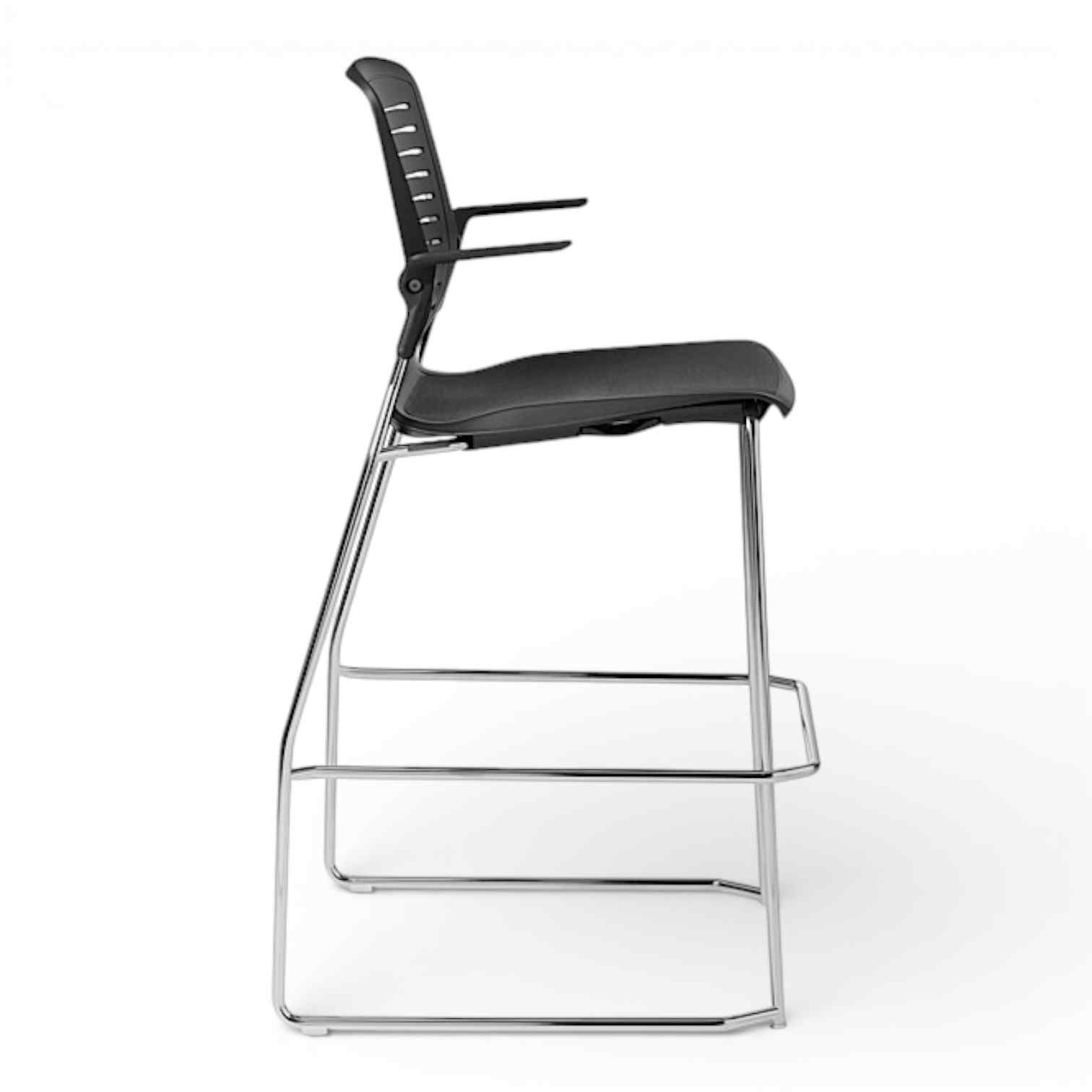 OM Seating - OM5-AC-2 - Office Master OM5 Active Sled Base Cafe Stool