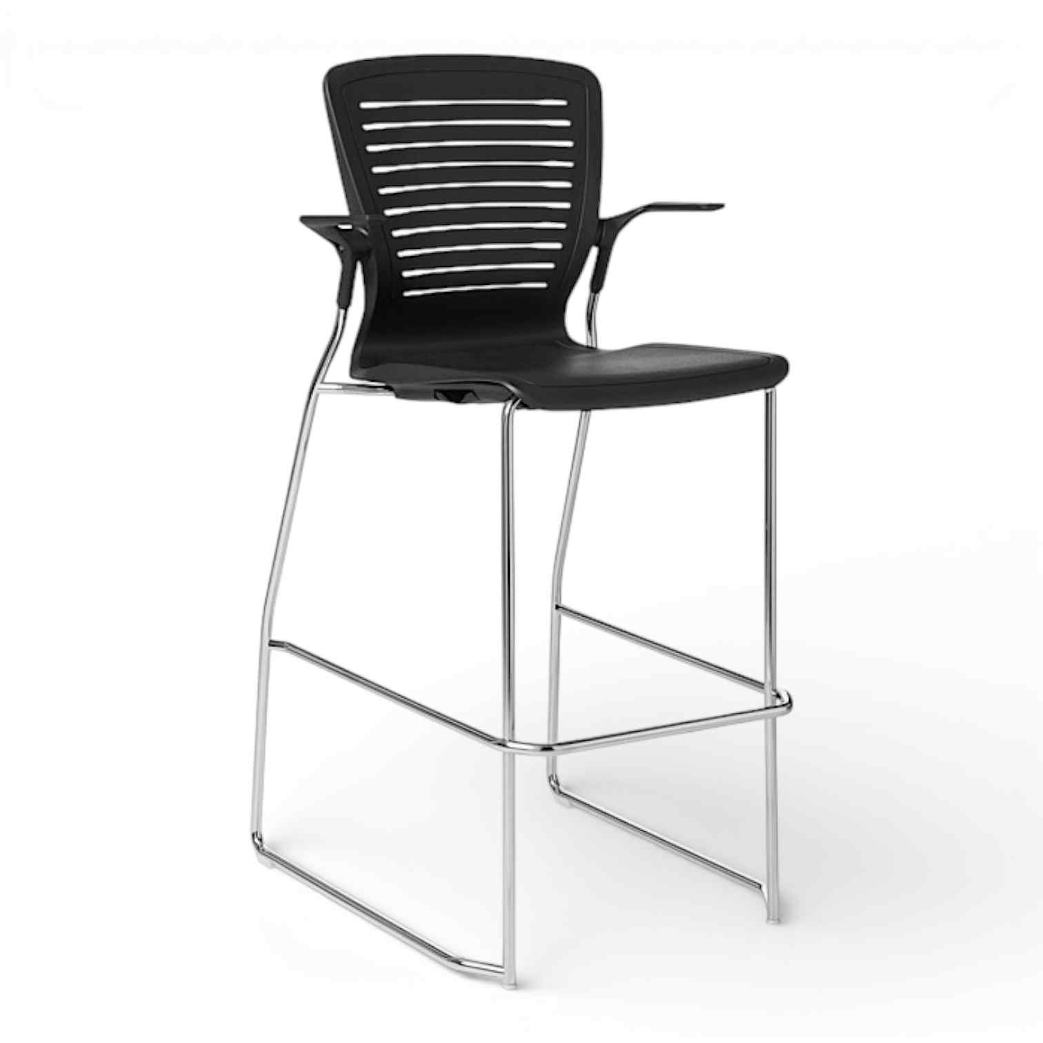 OM Seating - OM5-AC-4 - Office Master OM5 Active Sled Base Cafe Stool