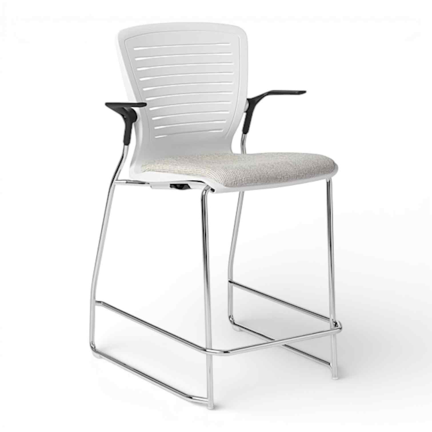 OM Seating - OM5-AC-6 - Office Master OM5 Active Sled Base Cafe Stool