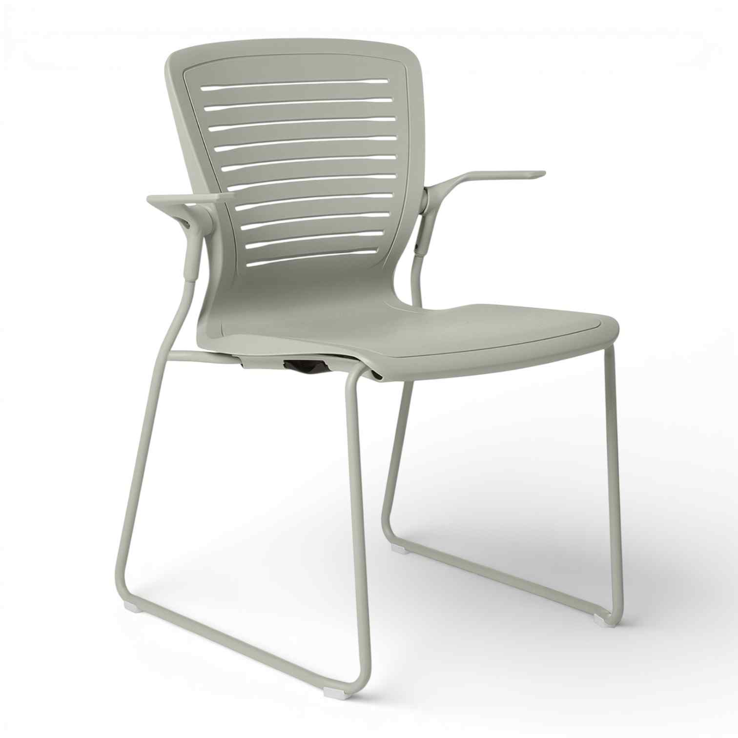 OM Seating - OM5-AS-2 - Office Master OM5 Active Stacker Sled Chair 