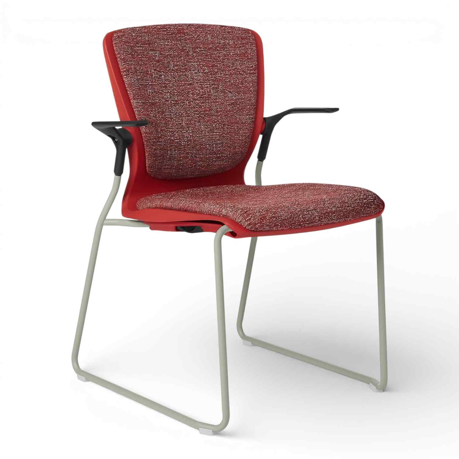 OM Seating - OM5-AS-6 - Office Master OM5 Active Stacker Sled Chair 