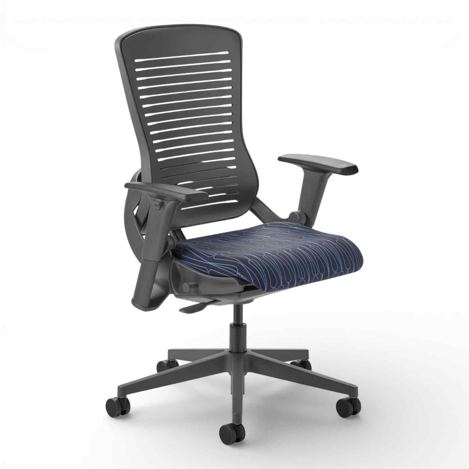 OM Seating - OM5-EX-6 - Office Master Ergonomic Self Weighing High Back Executive Chair