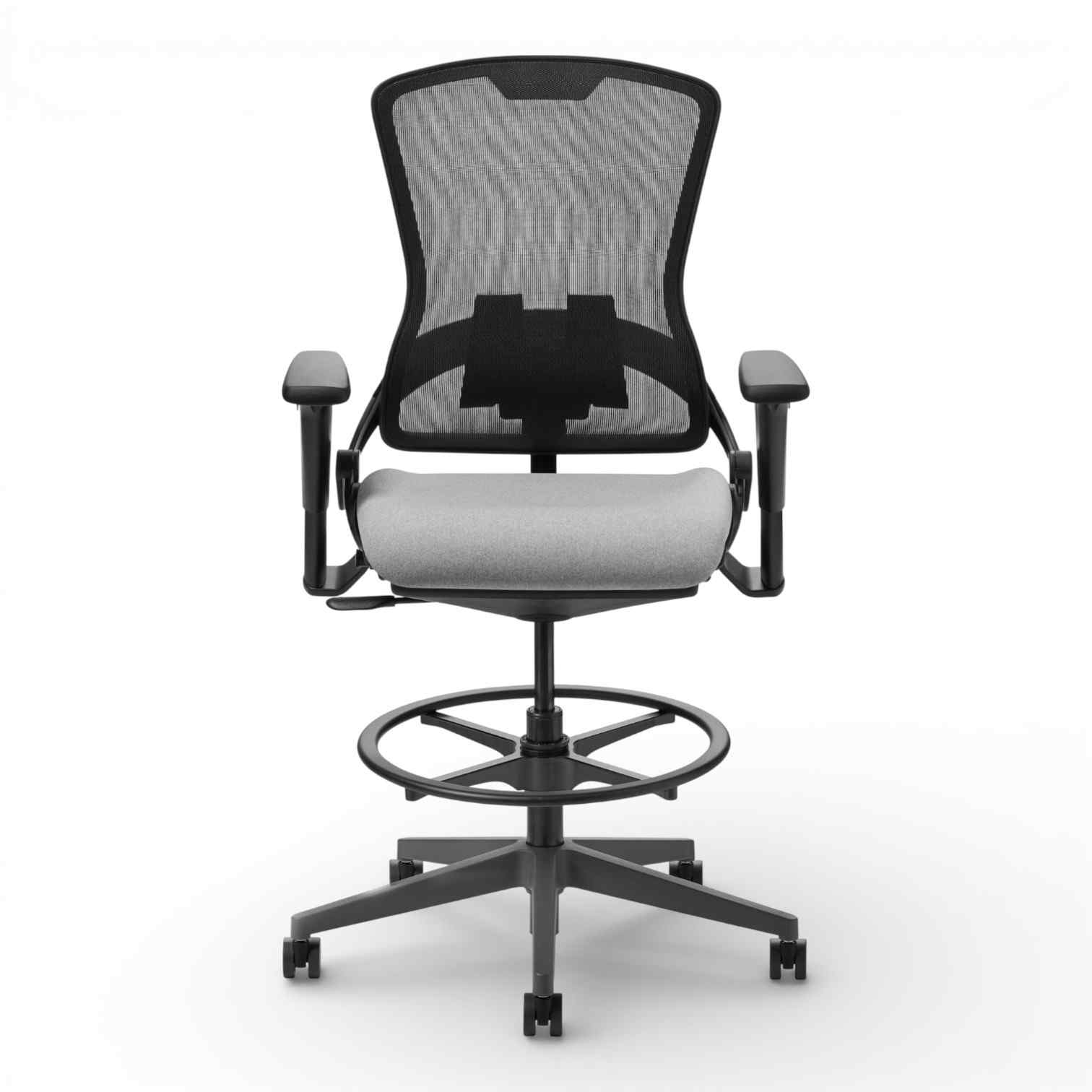 OM Seating - OM5-MH-TS - Office Master Ergonomic Self Weighing High Back Mesh Task Stool