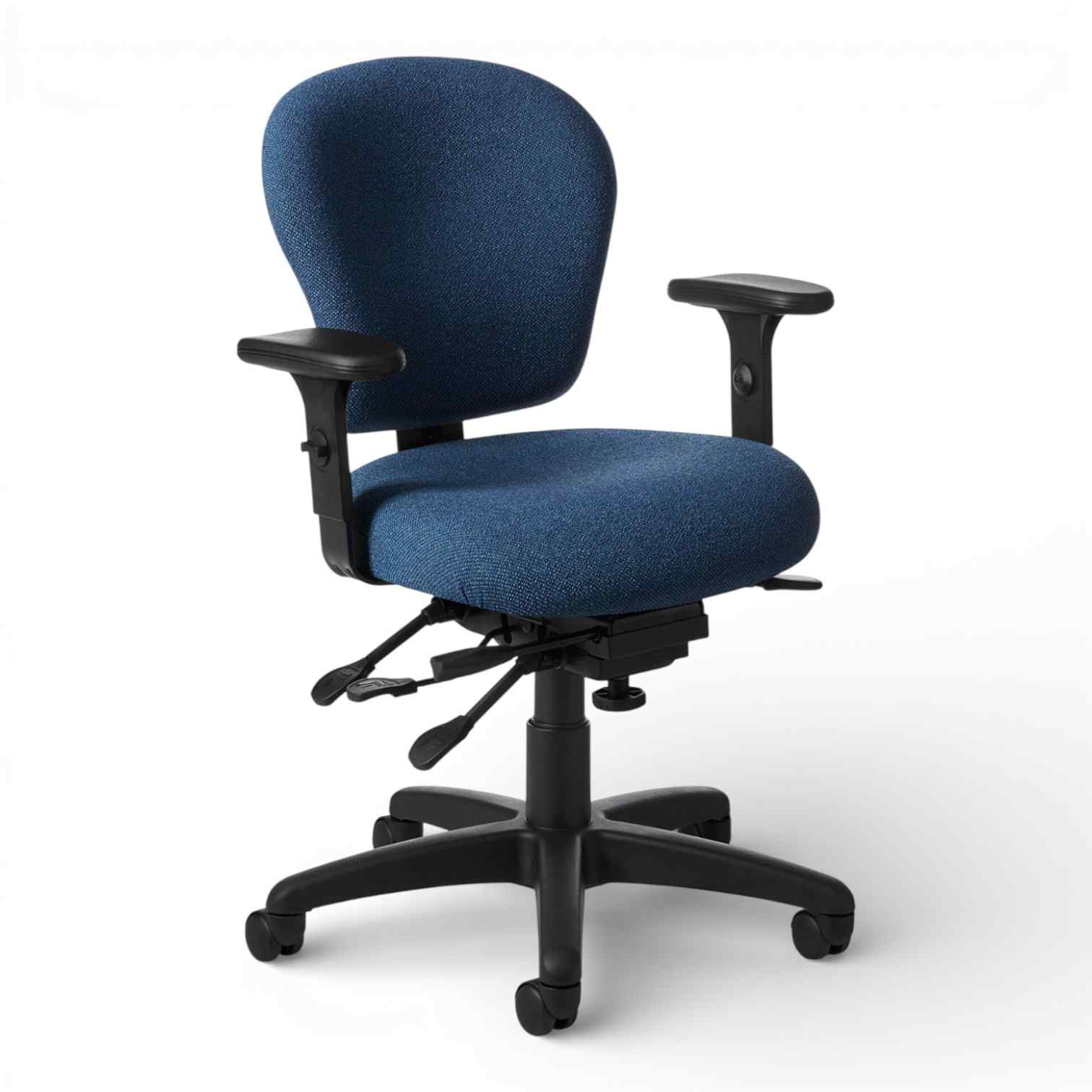 OM Seating - PAC53-8b-2 - Office Master Small Build Multi Function Ergonomic Office Chair