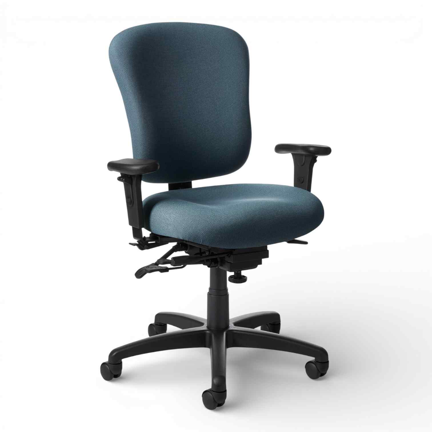 OM Seating - PAC55-8b-2 - Office Master Multi Function Medium Build Ergonomic Office Chair