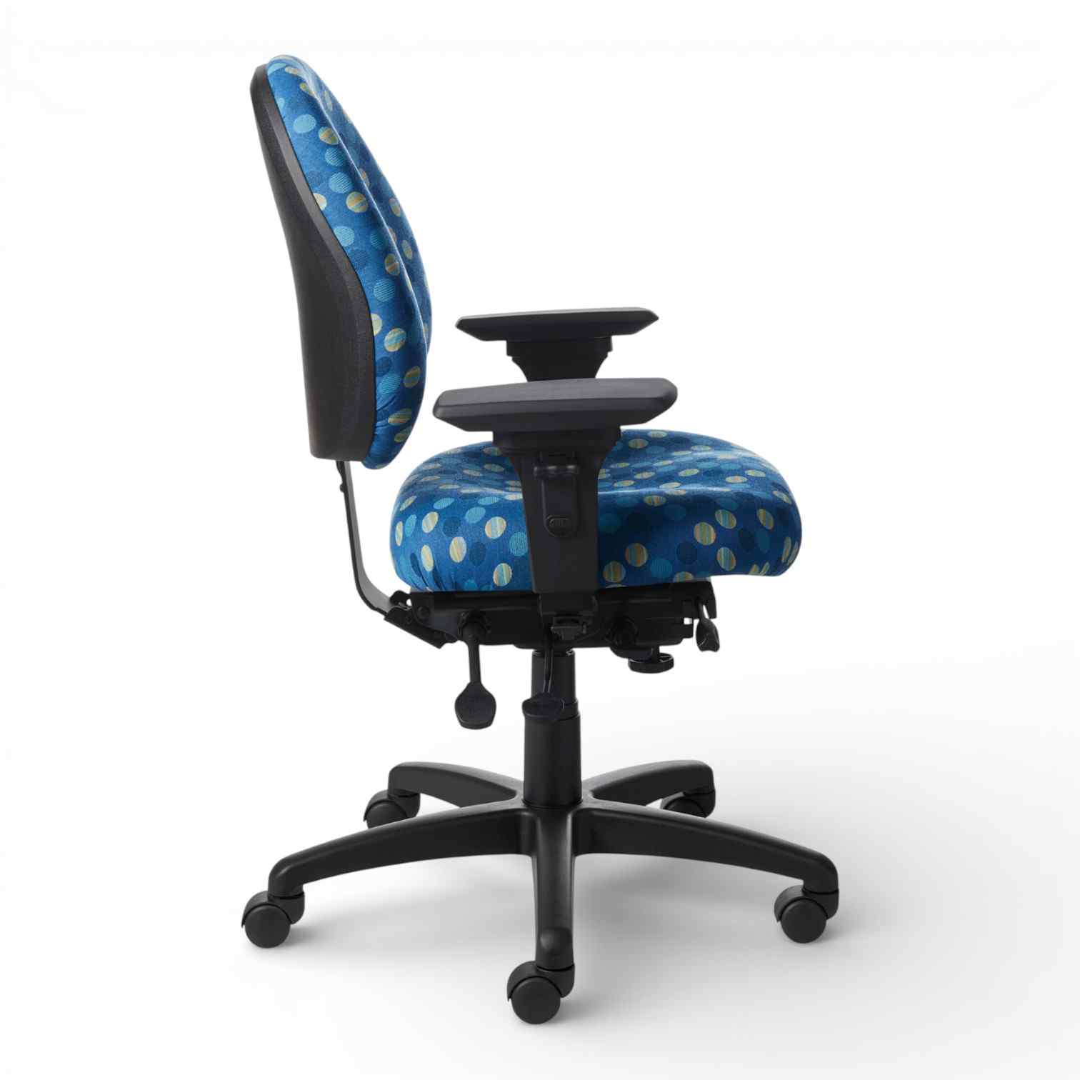 OM Seating - PAC57-8b-3 - Office Master Medium Build Ergonomic Office Chair