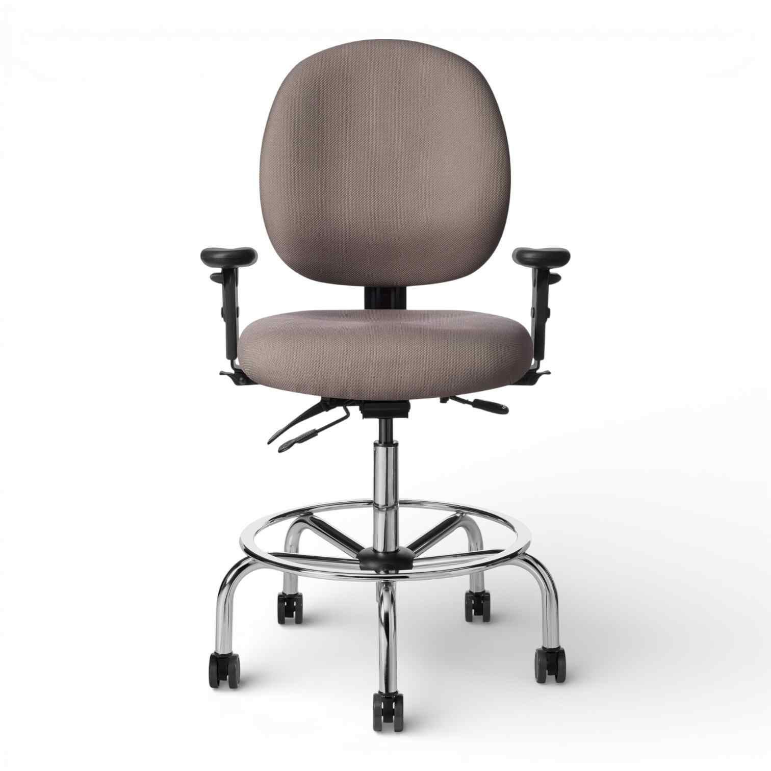 OM Seating - PAC57-LS - Office Master Classic Medium Build Multi Functional Ergonomic Lab Stool