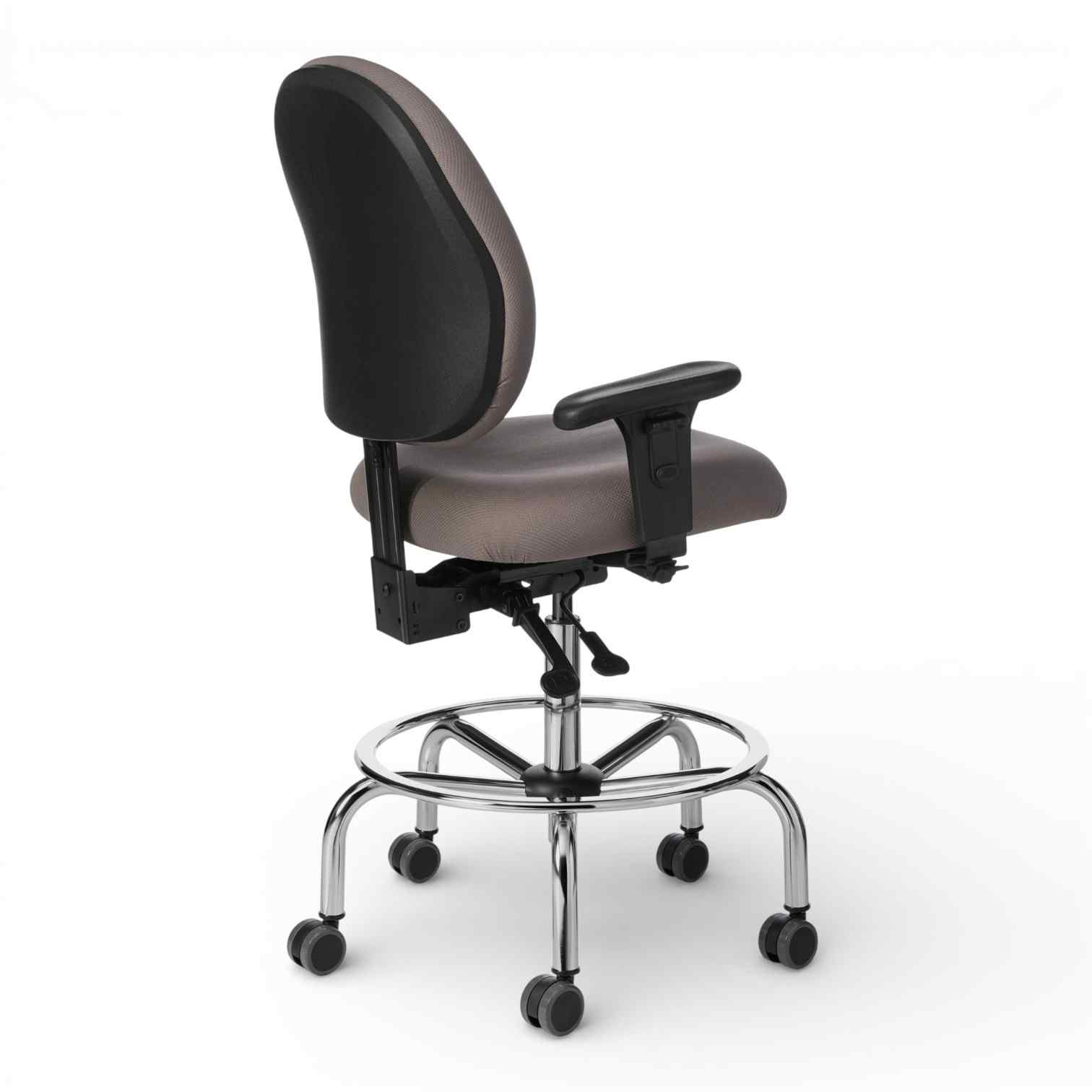 OM Seating - PAC57-LS-3 - Office Master Classic Medium Build Multi Functional Ergonomic Lab Stool