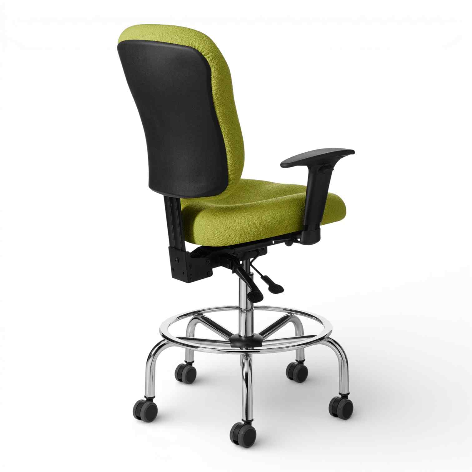 OM Seating - PAC61-LS-3 - Office Master Classic Medium Build Multi Functional Ergonomic Lab Stool