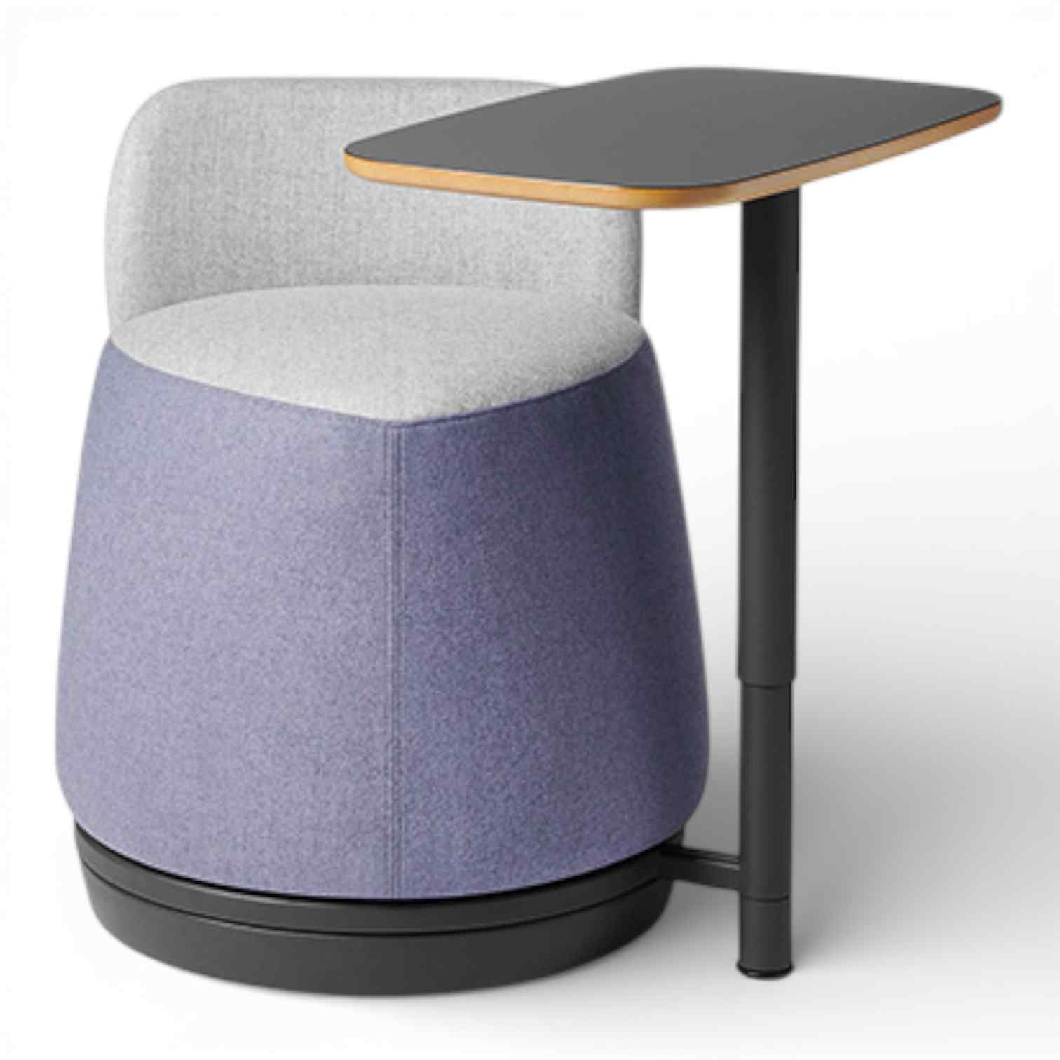 OM Seating - PLT-BT-3 - Office Master Plot Twist Pouf With Backrest and Tablet