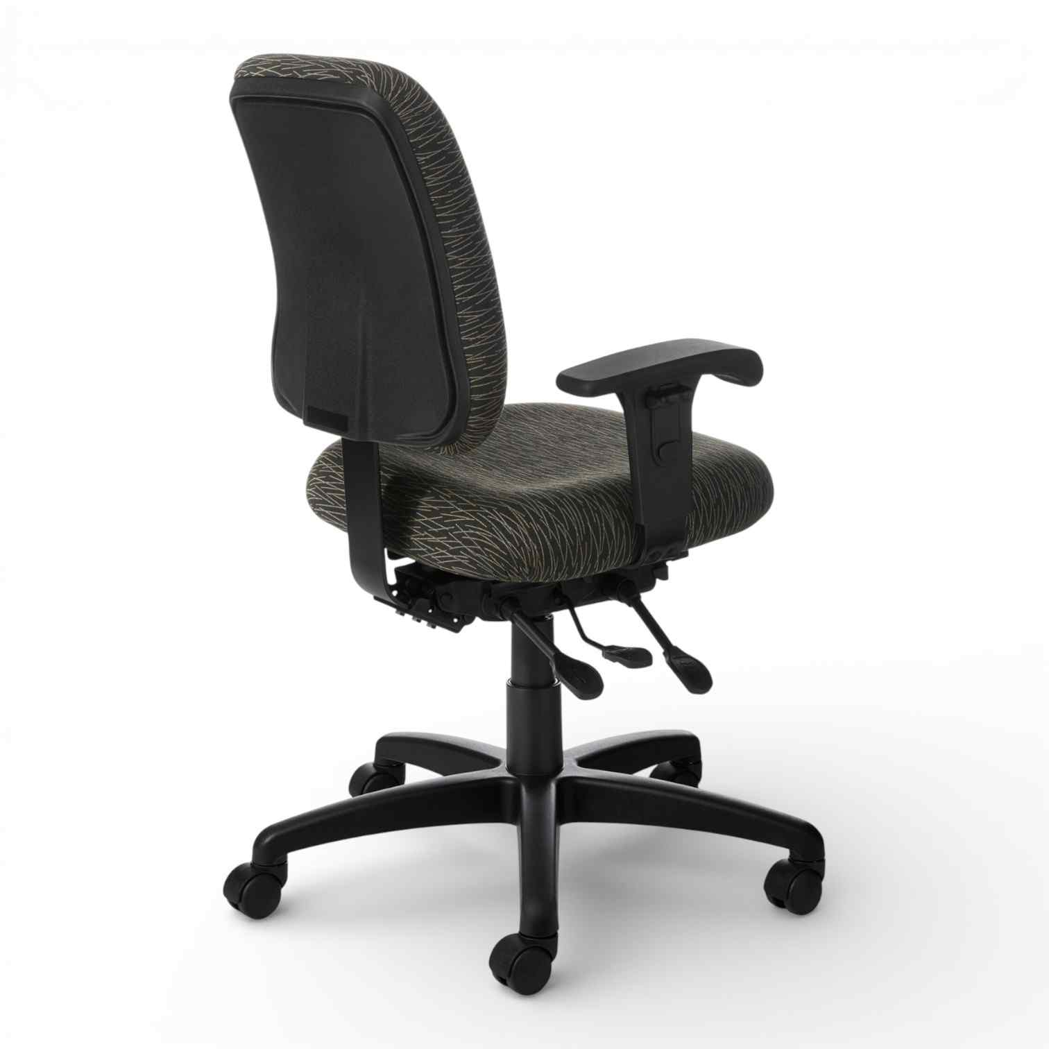 OM Seating - PT72IU-3 - Office Master 24-Seven Intensive Use Mid Back Ergonomic Task Chair