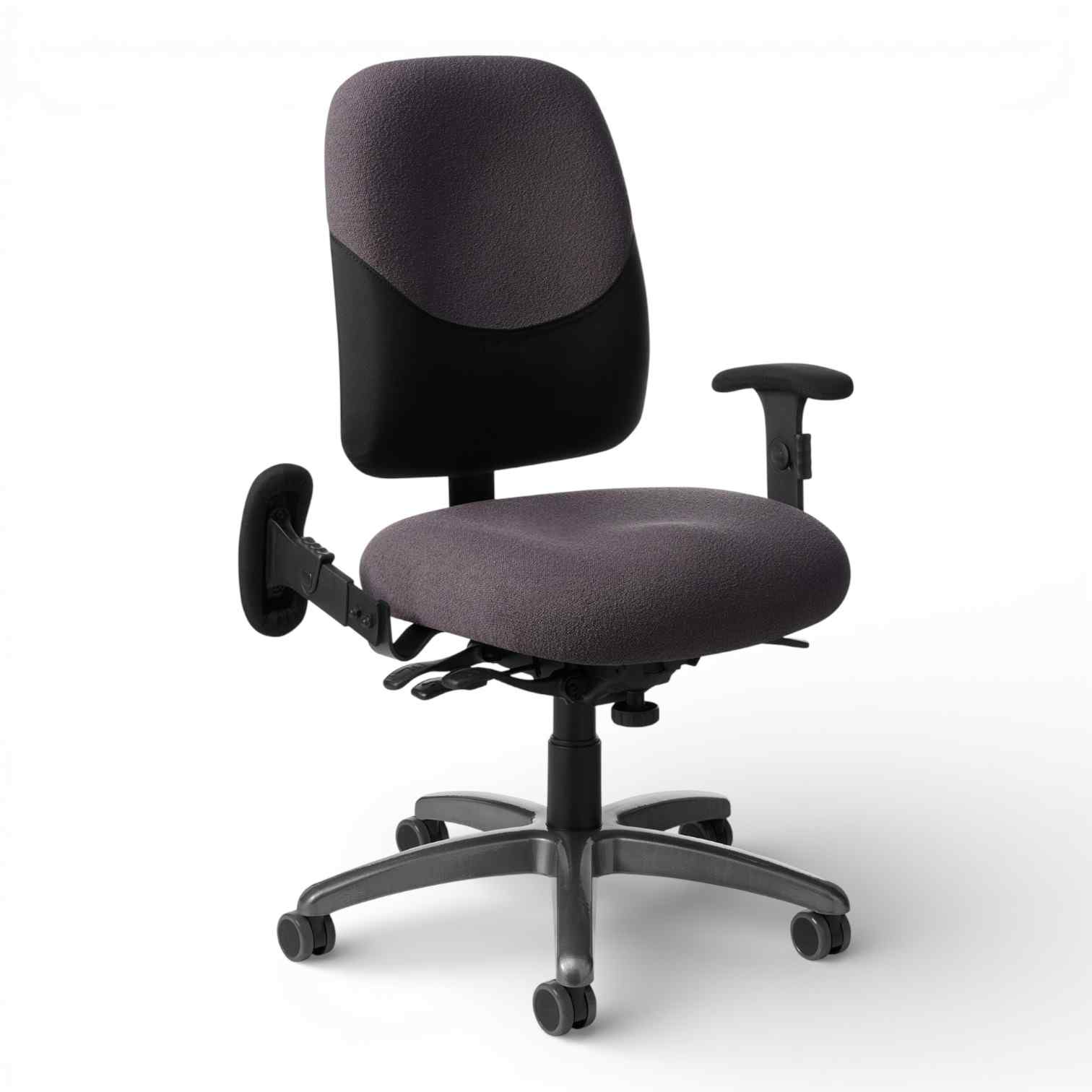 OM Seating - PT76PD-2 - Office Master 24-7 Intensive Use Large Build Police Department Chair