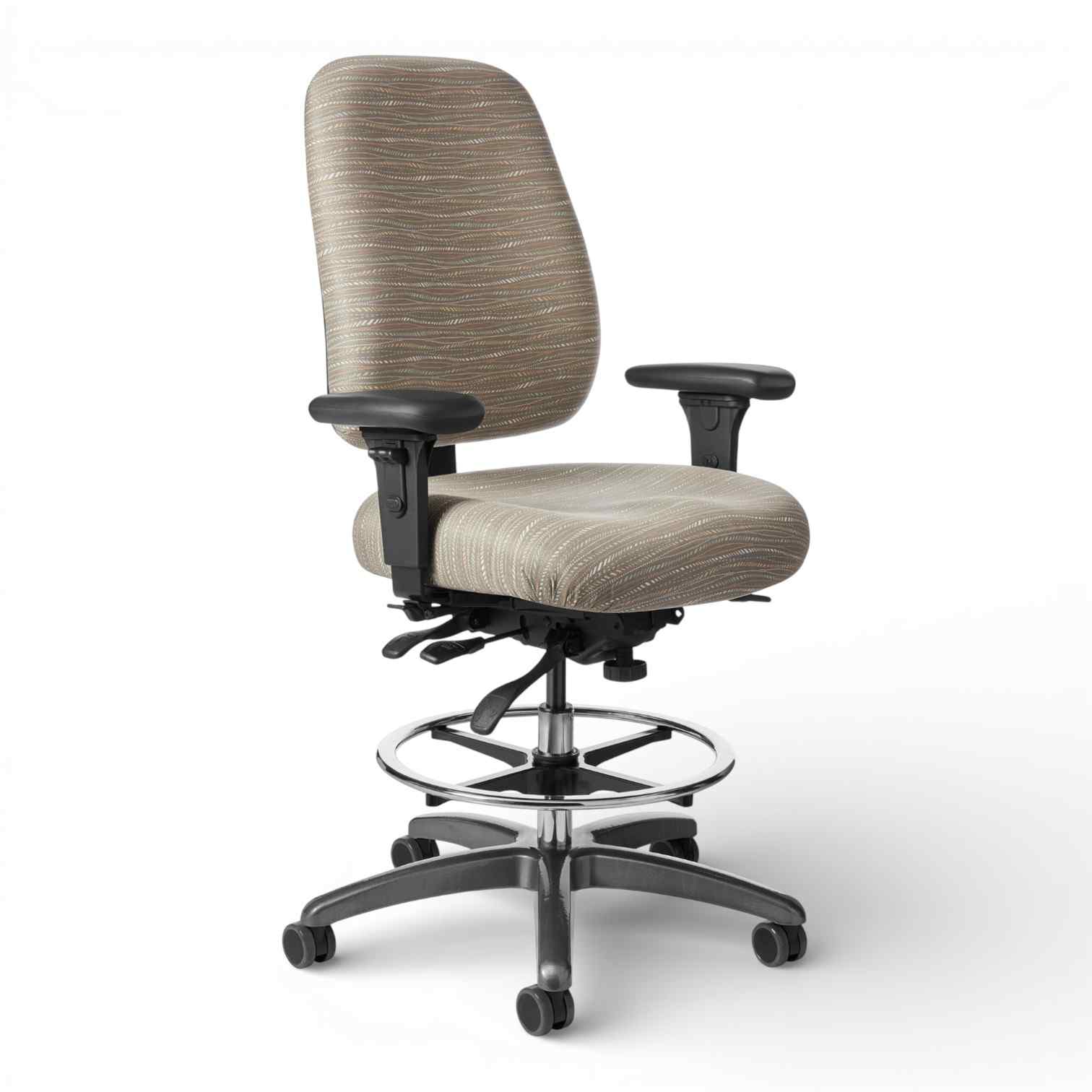 OM Seating - PT77HD-2 - Office Master 24-seven Intensive Use Heavy Duty Stool