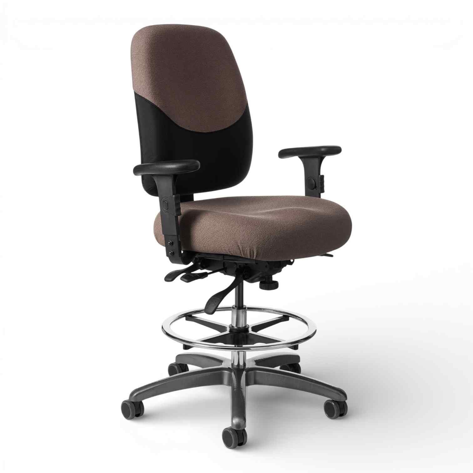 OM Seating - PT77PD-2 - Office Master 24-7 Intensive Use Police Department Stool