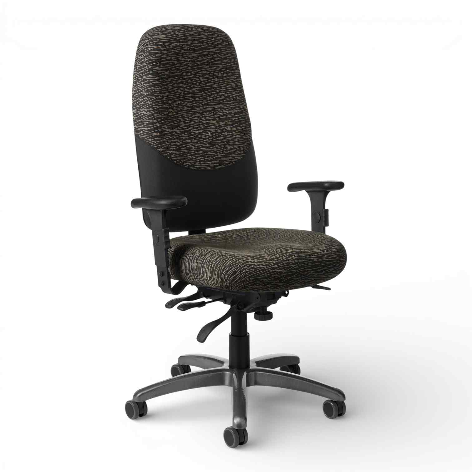 OM Seating - PT79PD-2 - Office Master 24-7 Intensive Use High Back Police Department Chair