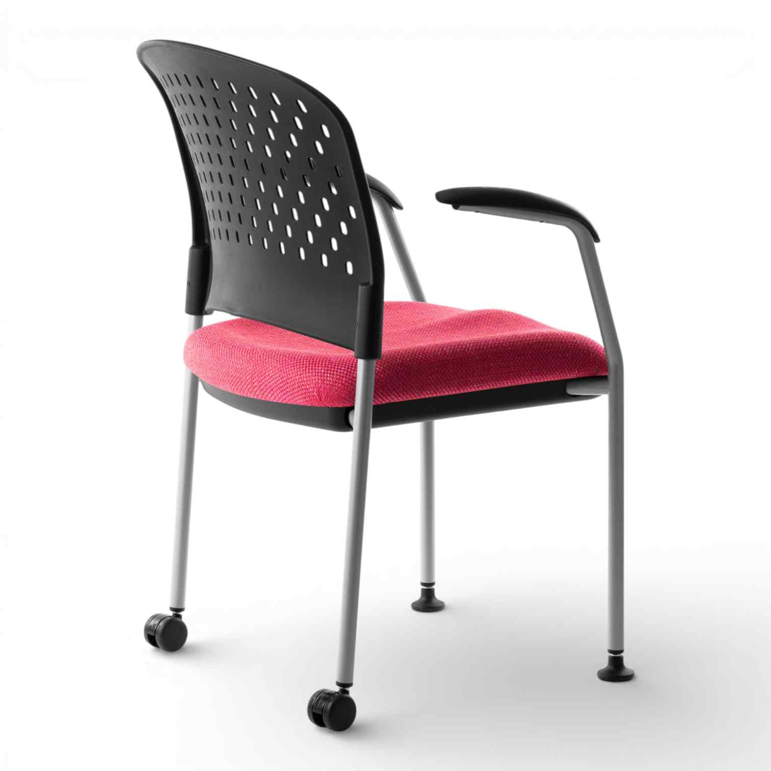 OM Seating - SG2K-3 - Office Master Stackable Office Guest Chair with Arms