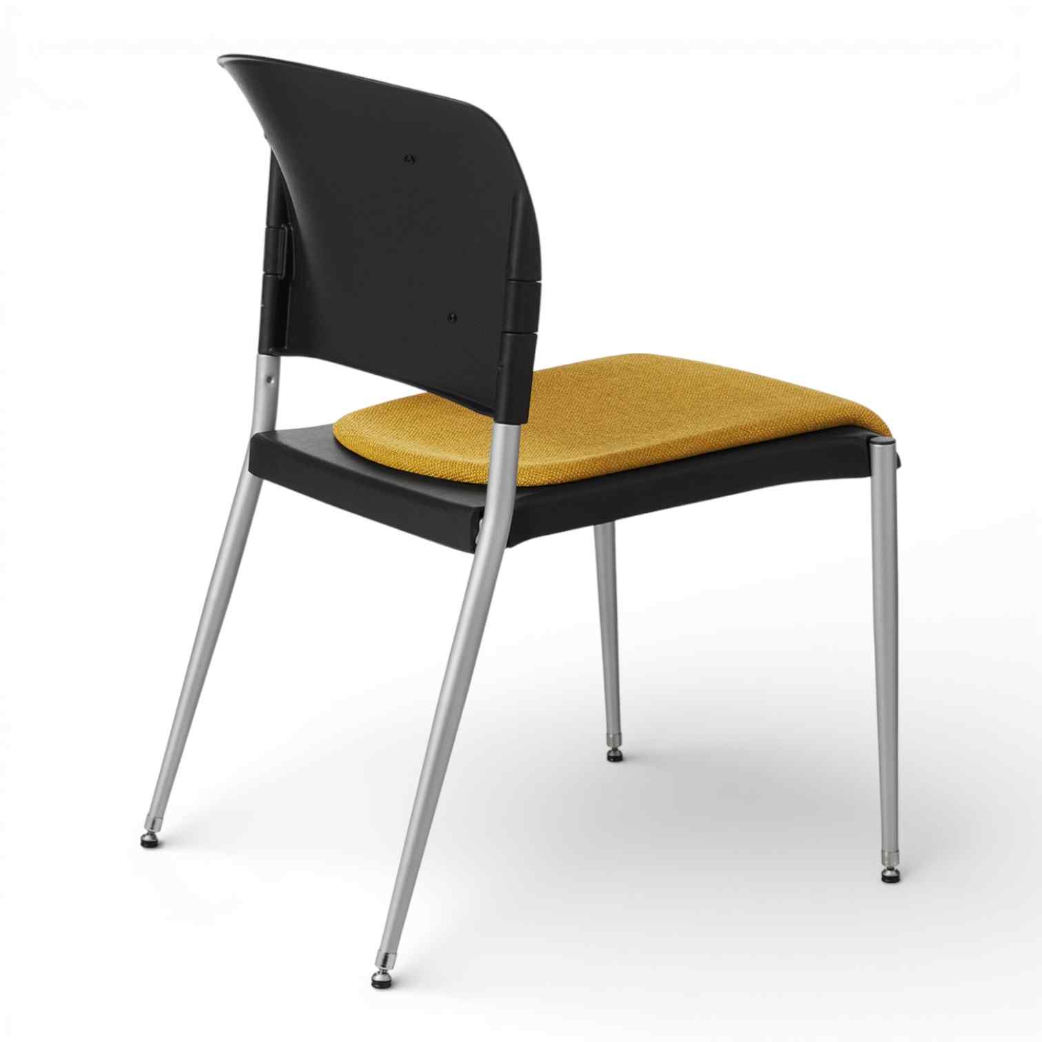OM Seating - SG3C-3 - Office Master Cushioned Back Basic Armless Stacking Chair
