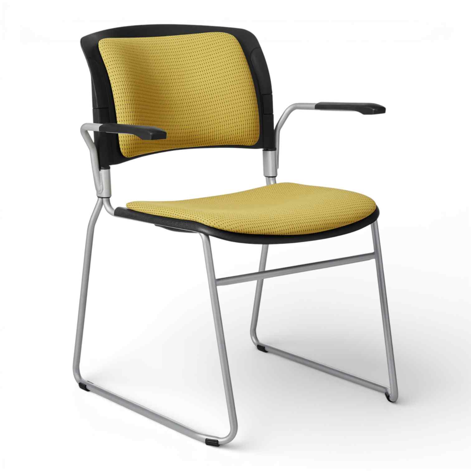 OM Seating - ST400F-2 - Office Master Fabric Stacking Chair