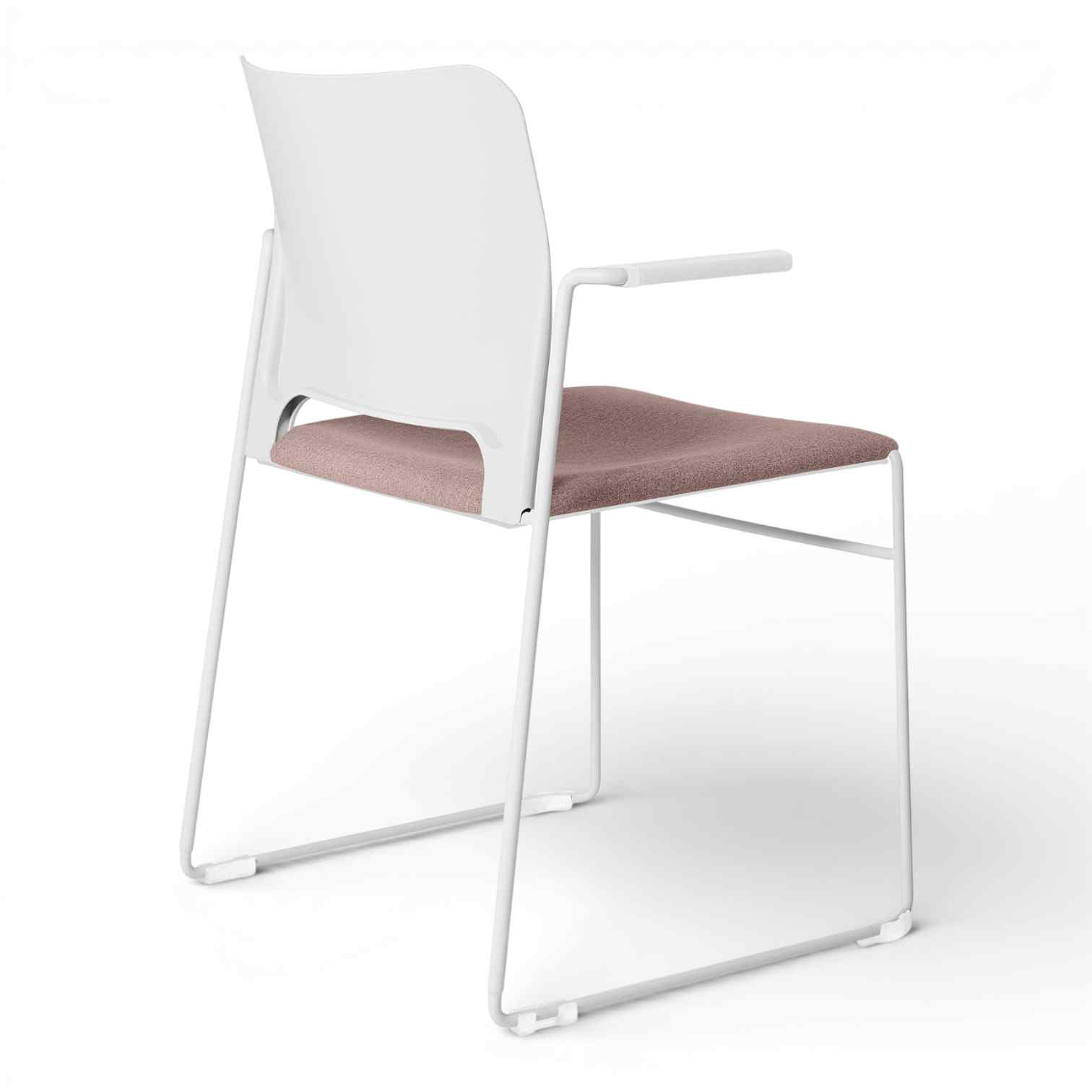 OM Seating - TD2-S-4 - Office Master Tibidi Upholstered Seat Stacker