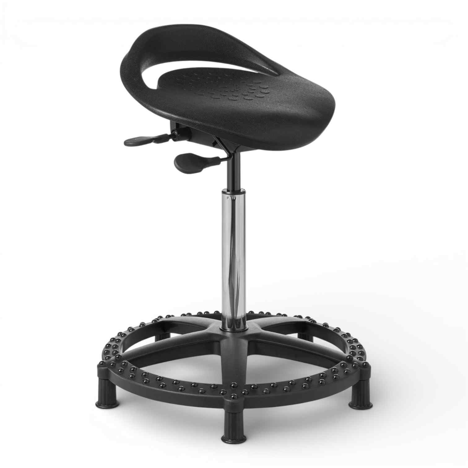 OM Seating - WS16-2 - Office Master Utility Workstool with Ring Base