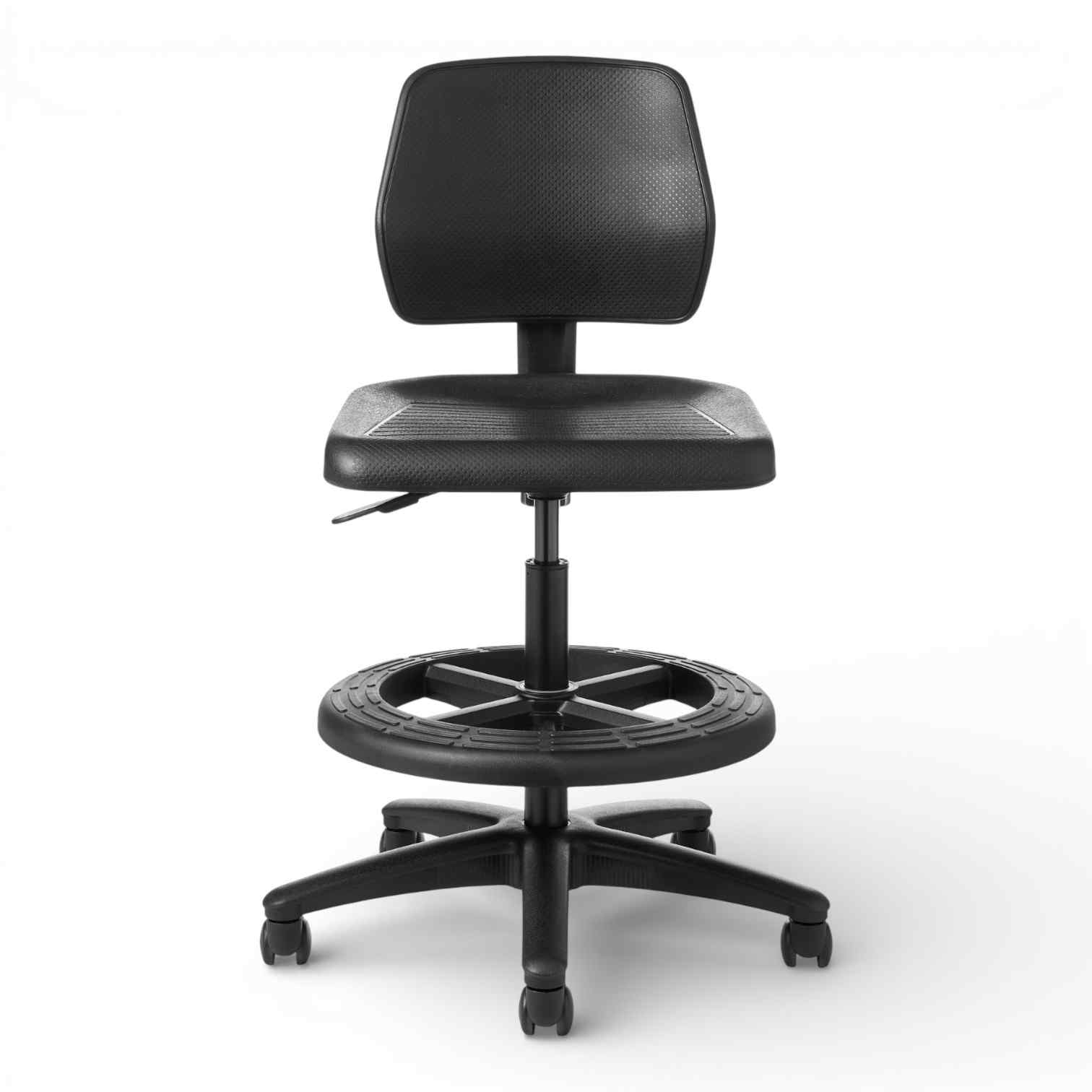 OM Seating - WS23 - Office Master Workstool Basic Bench with Backrest and Footring