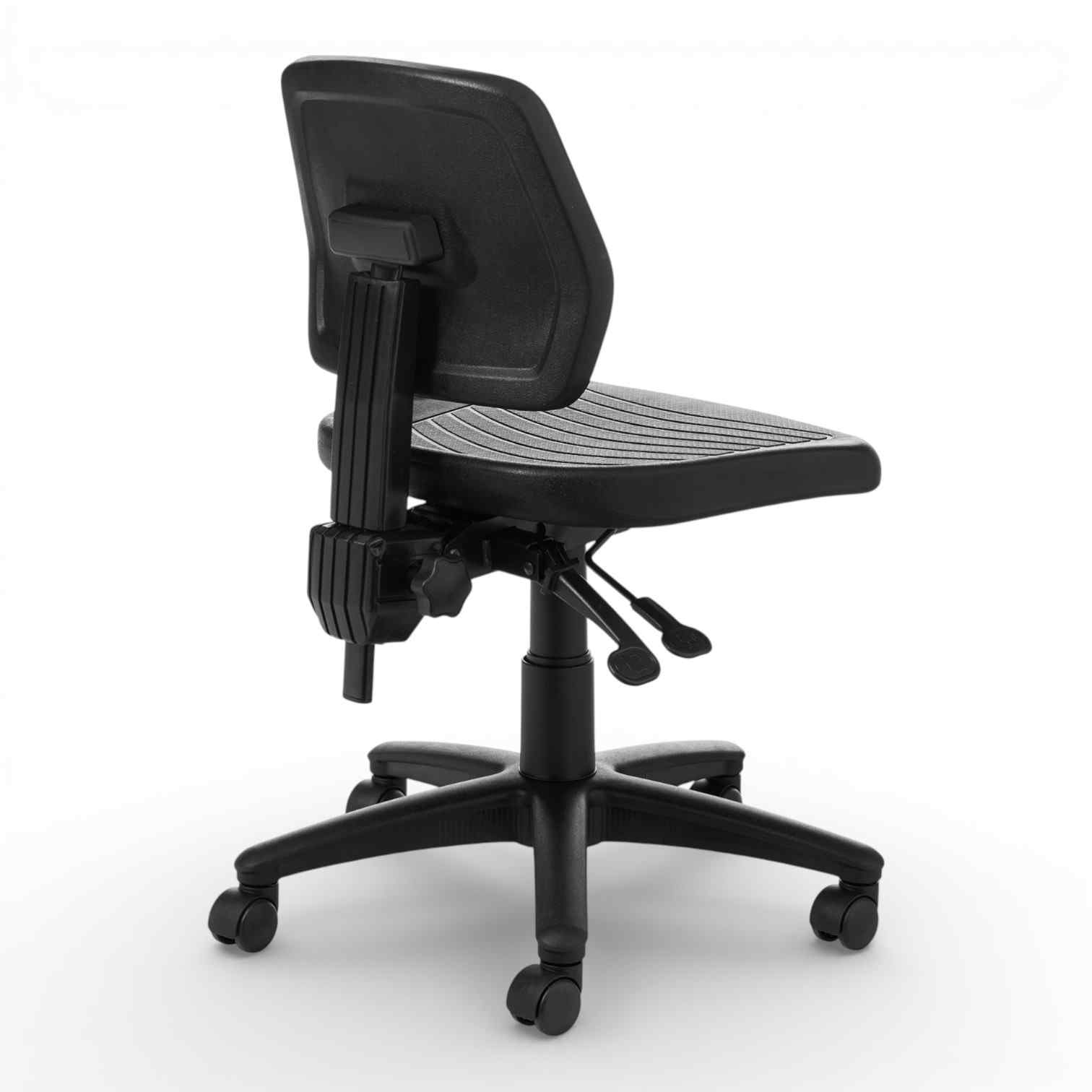 OM Seating - WS24-3 - Office Master Workstool Basic Chair with Backrest and Tilt Adjust