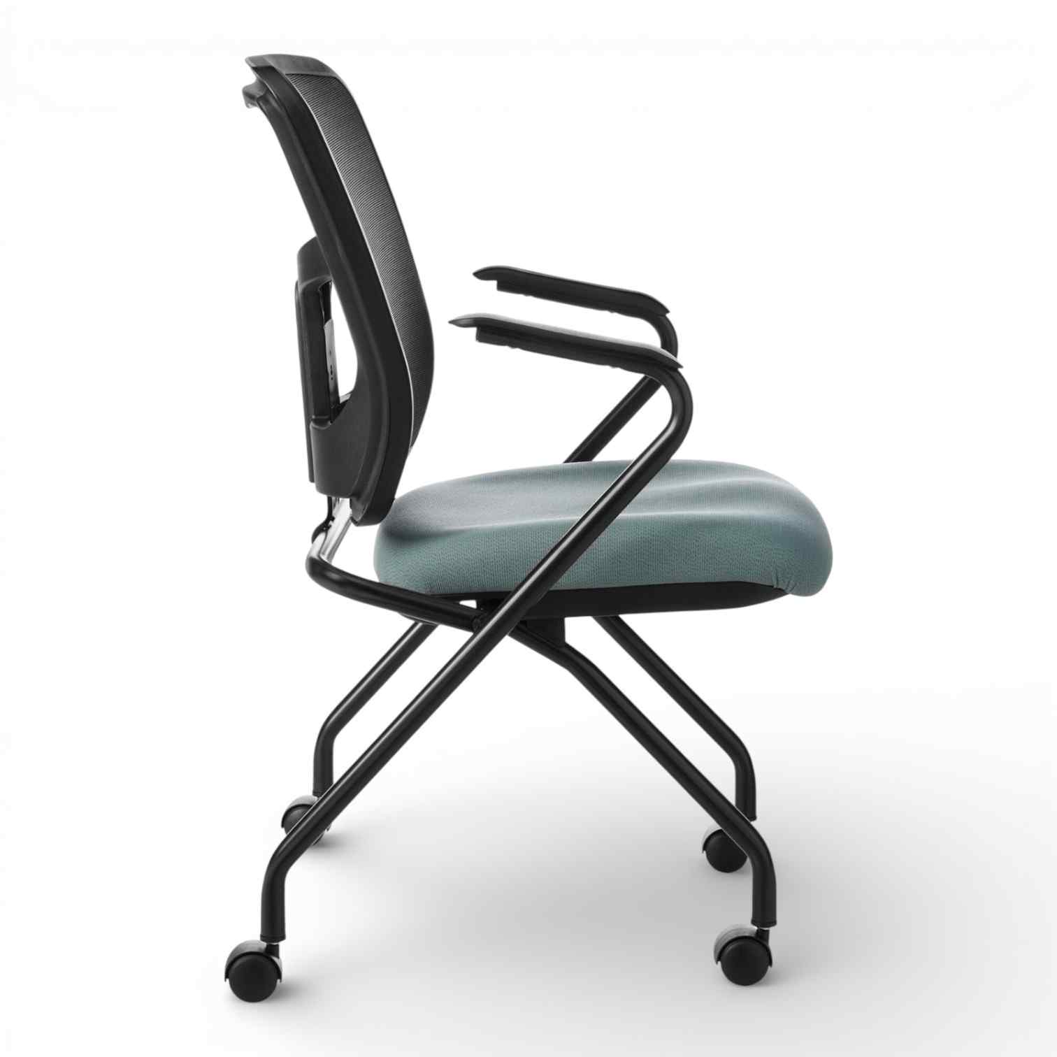 OM Seating - YS70N-2 - Office Master Yes Mesh Back Ergonomic Office Guest Chair